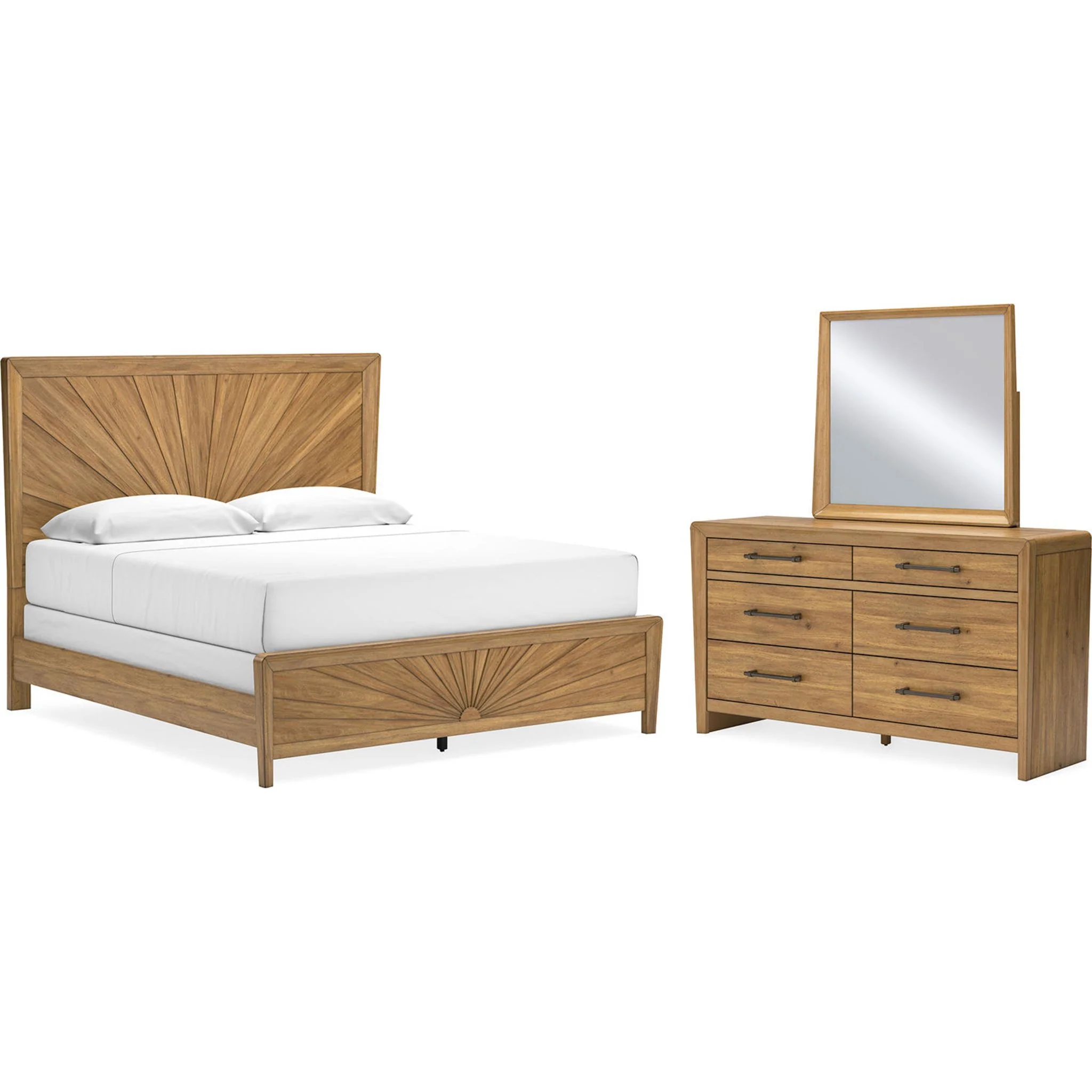 Takston-Exclusive 5 Piece Panel Bedroom - Image 38