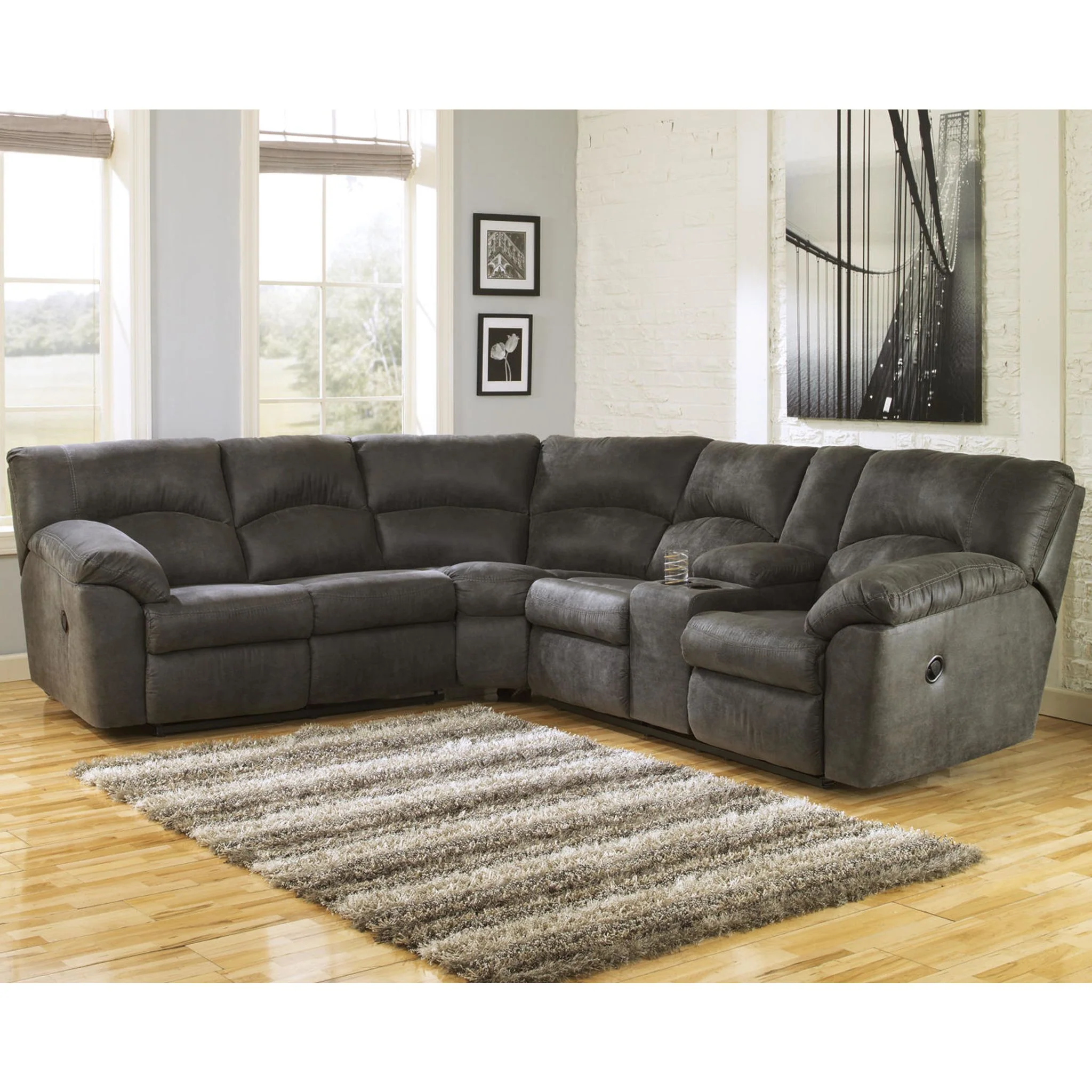 Tambo 2 Piece Reclining Sectional - Image 12