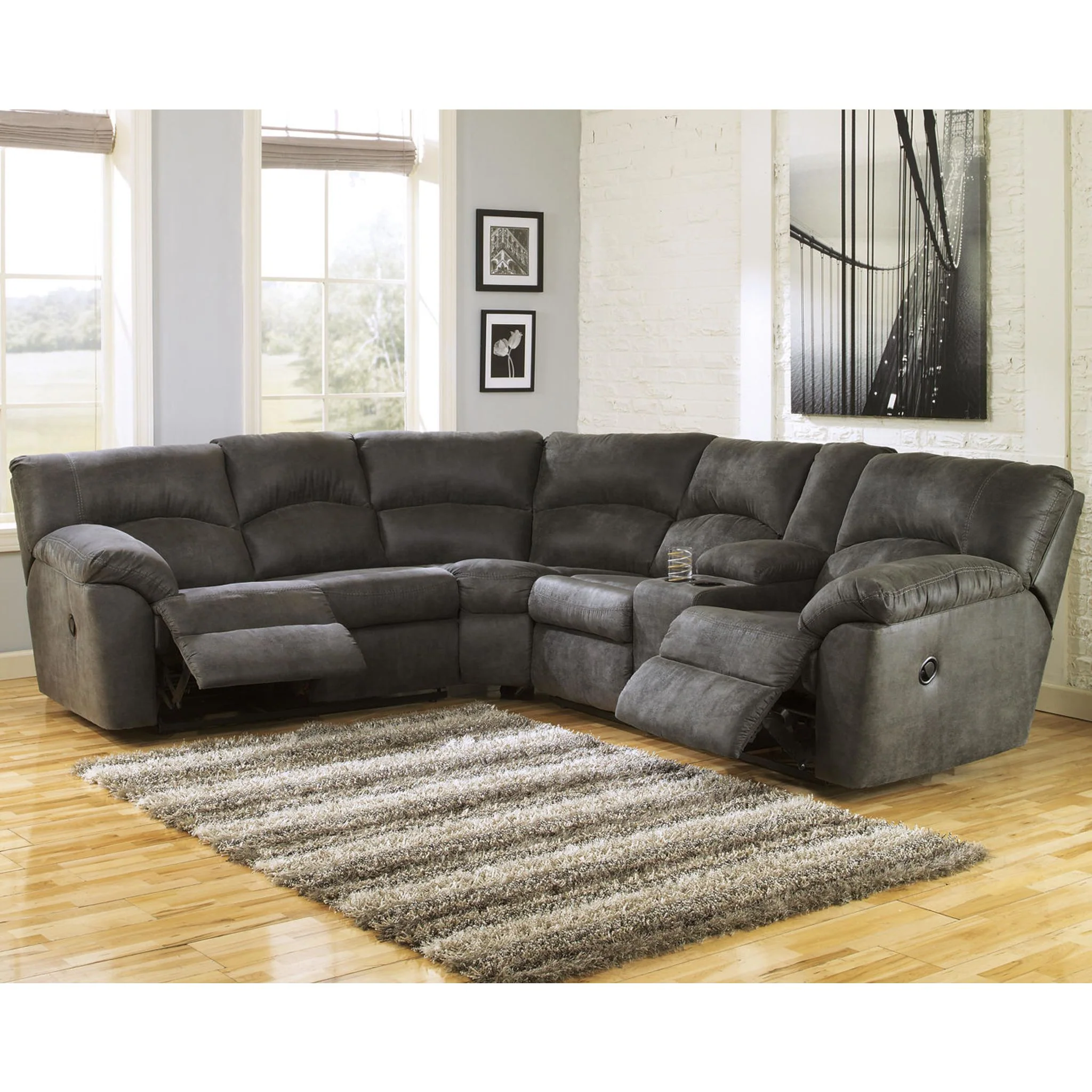 Tambo 2 Piece Reclining Sectional - Image 13