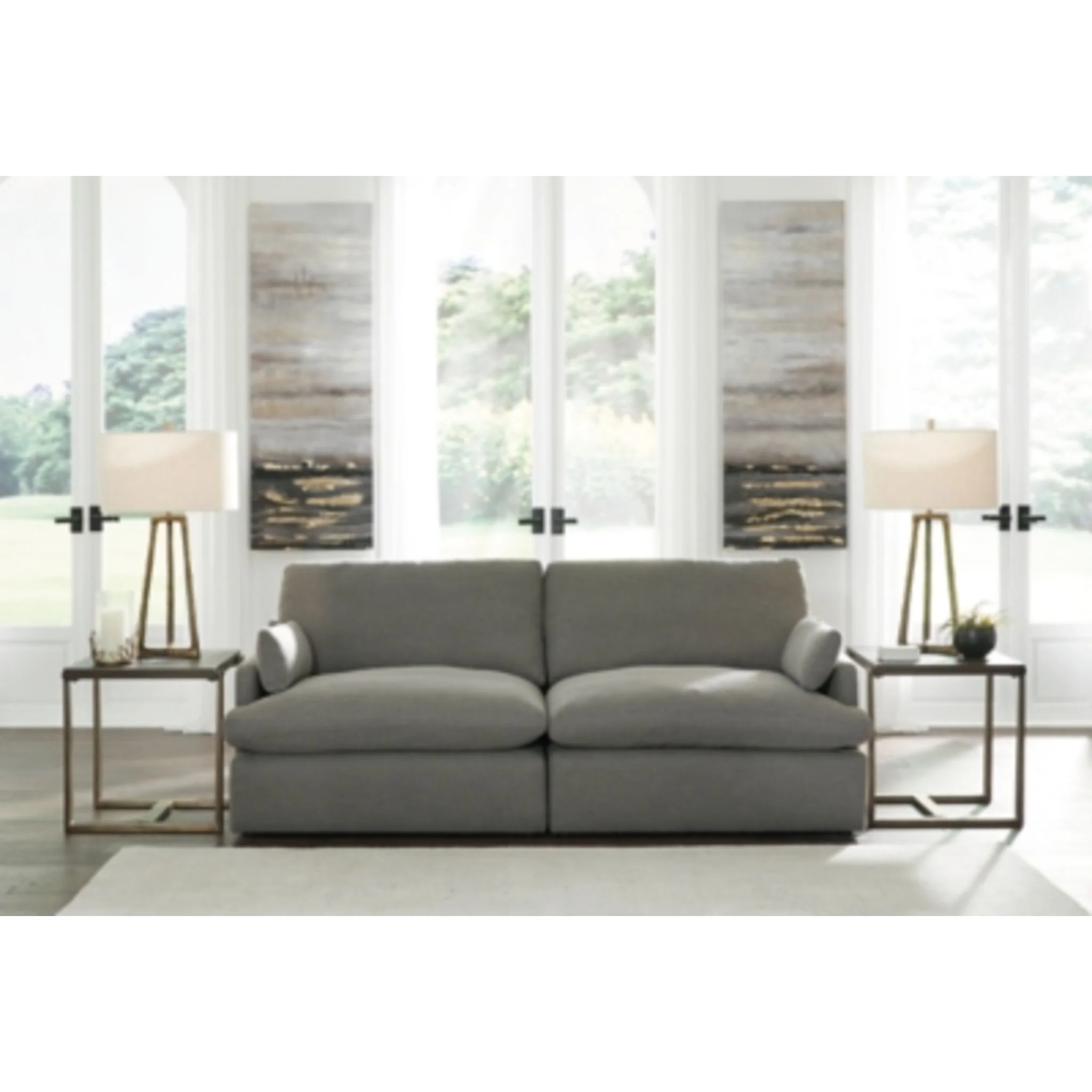 Tanavi-Exclusive 2 Piece Modular Sectional - Image 2