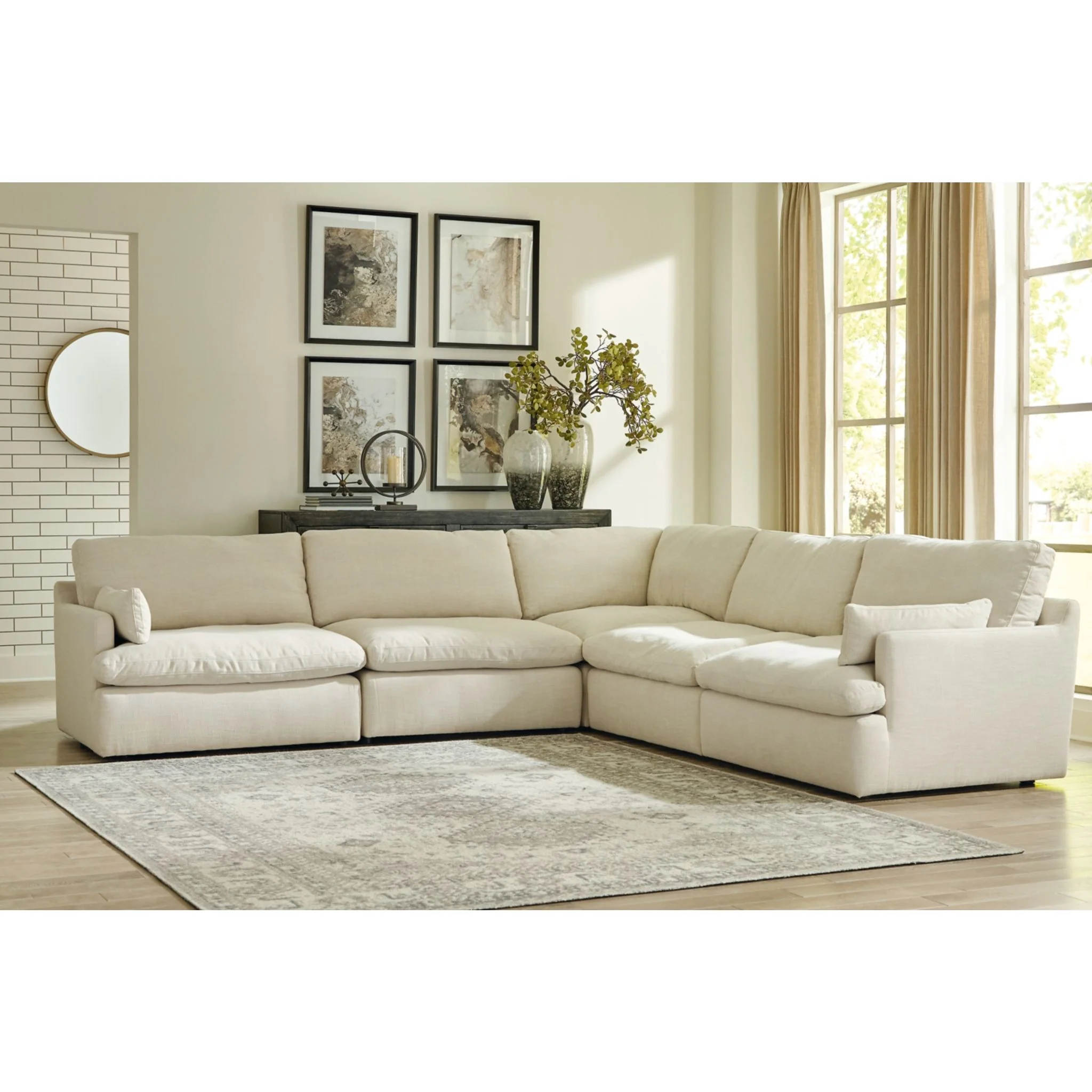 Tanavi-Exclusive 5 Piece Sectional - Image 2