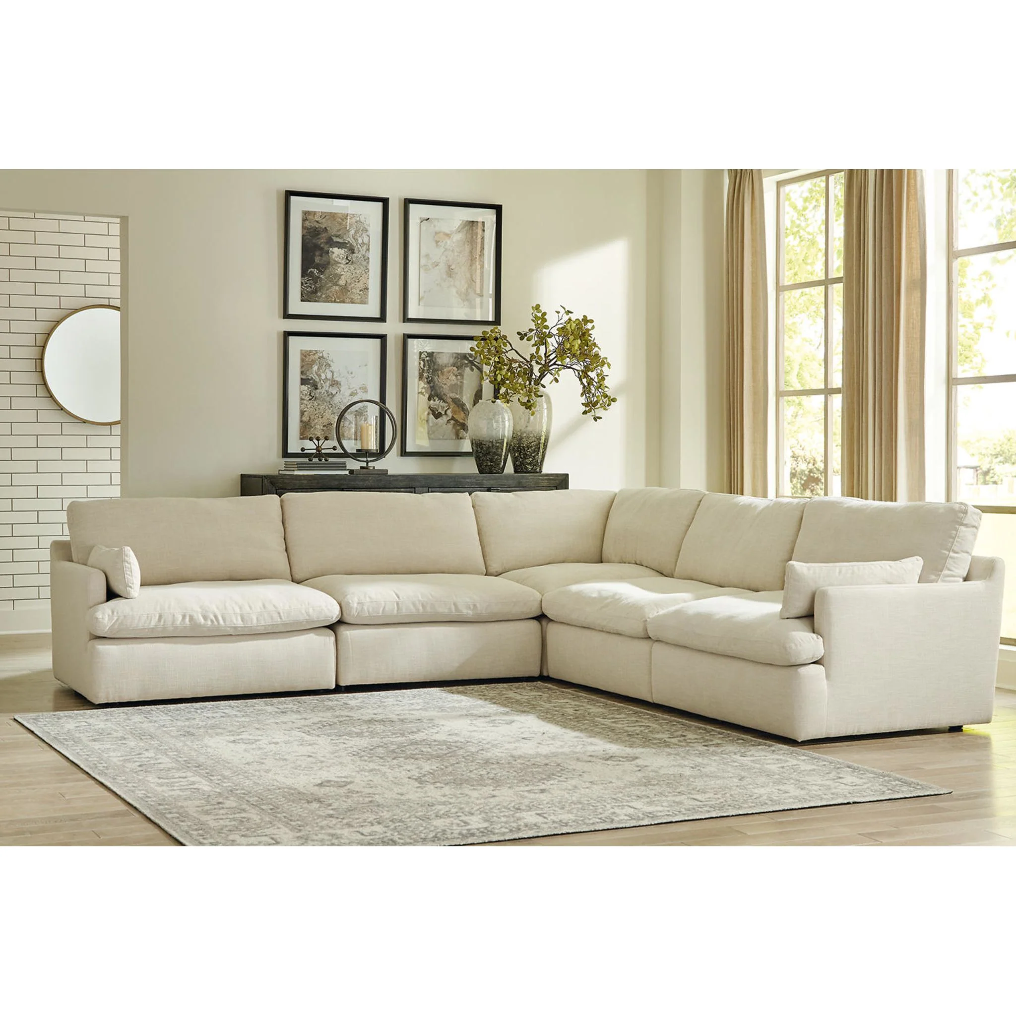 Tanavi-Exclusive 5 Piece Sectional - Image 6