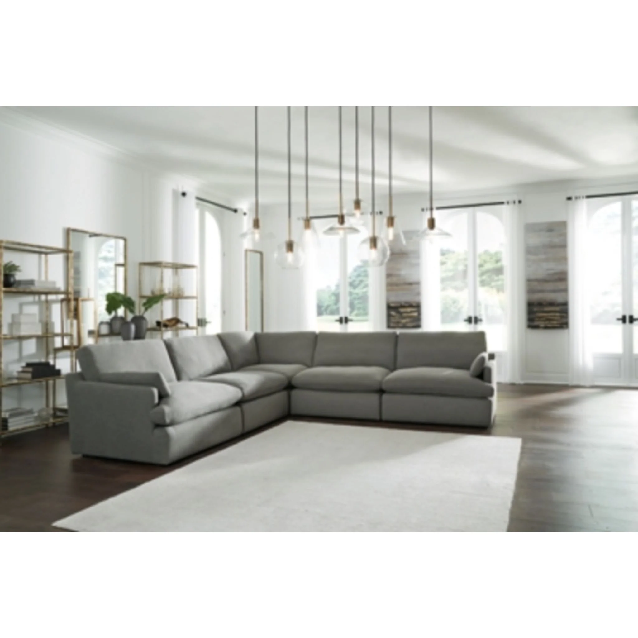 Tanavi-Exclusive 5 Piece Sectional - Image 2