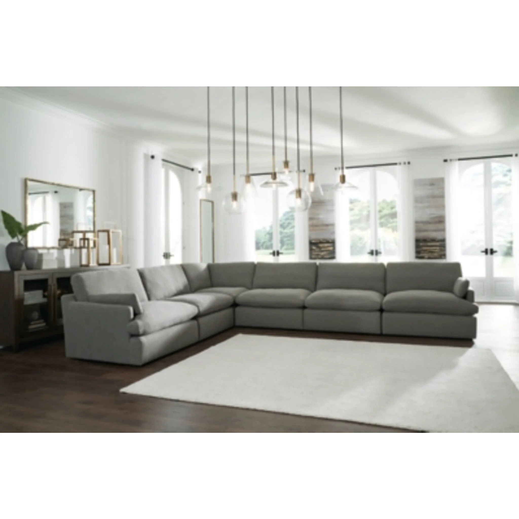 Tanavi-Exclusive 6 Piece Sectional - Image 2