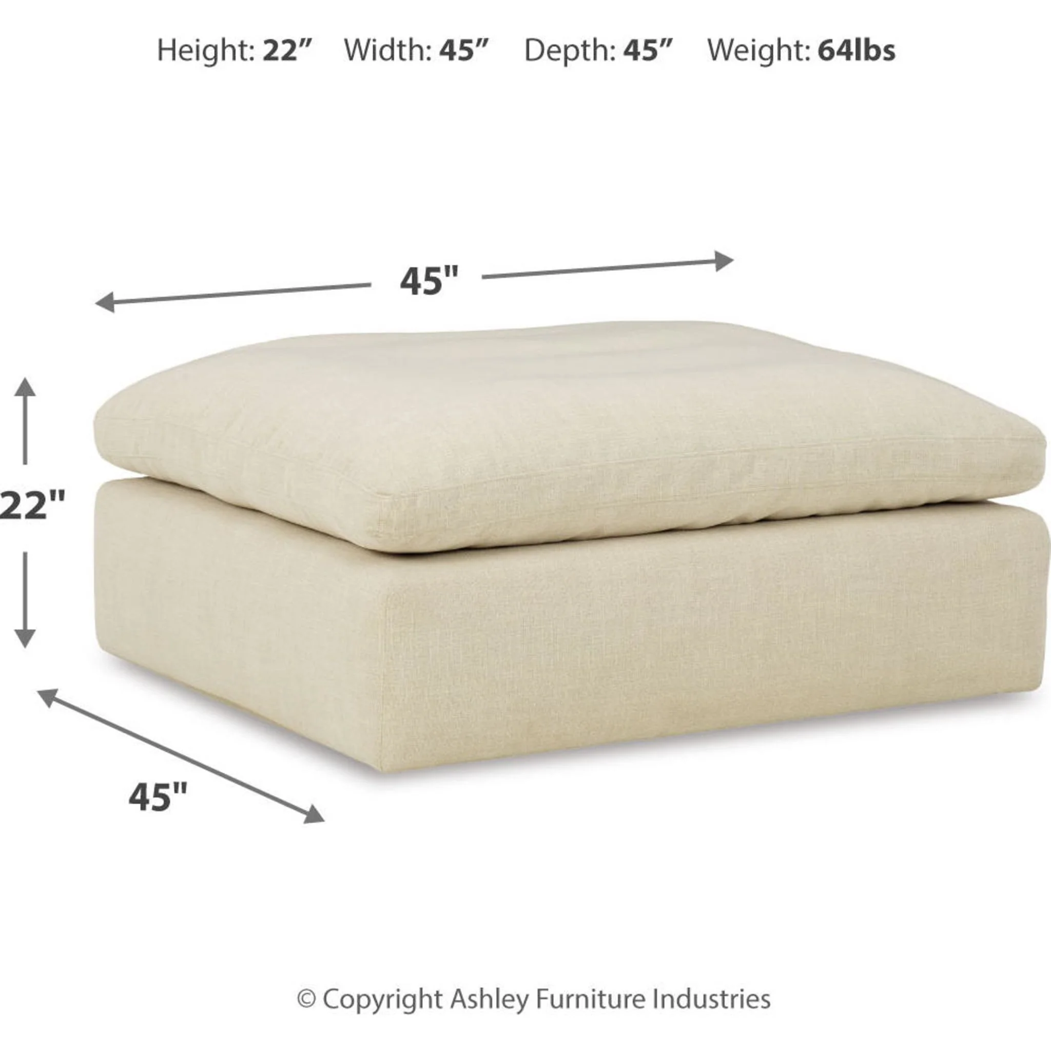 Tanavi-Exclusive Oversized Accent Ottoman - Image 7