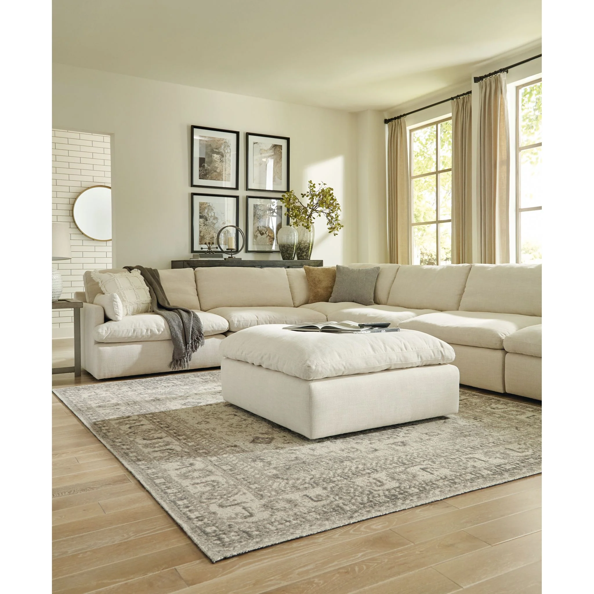 Monterrey-Exclusive Oversized Accent Ottoman - Image 5
