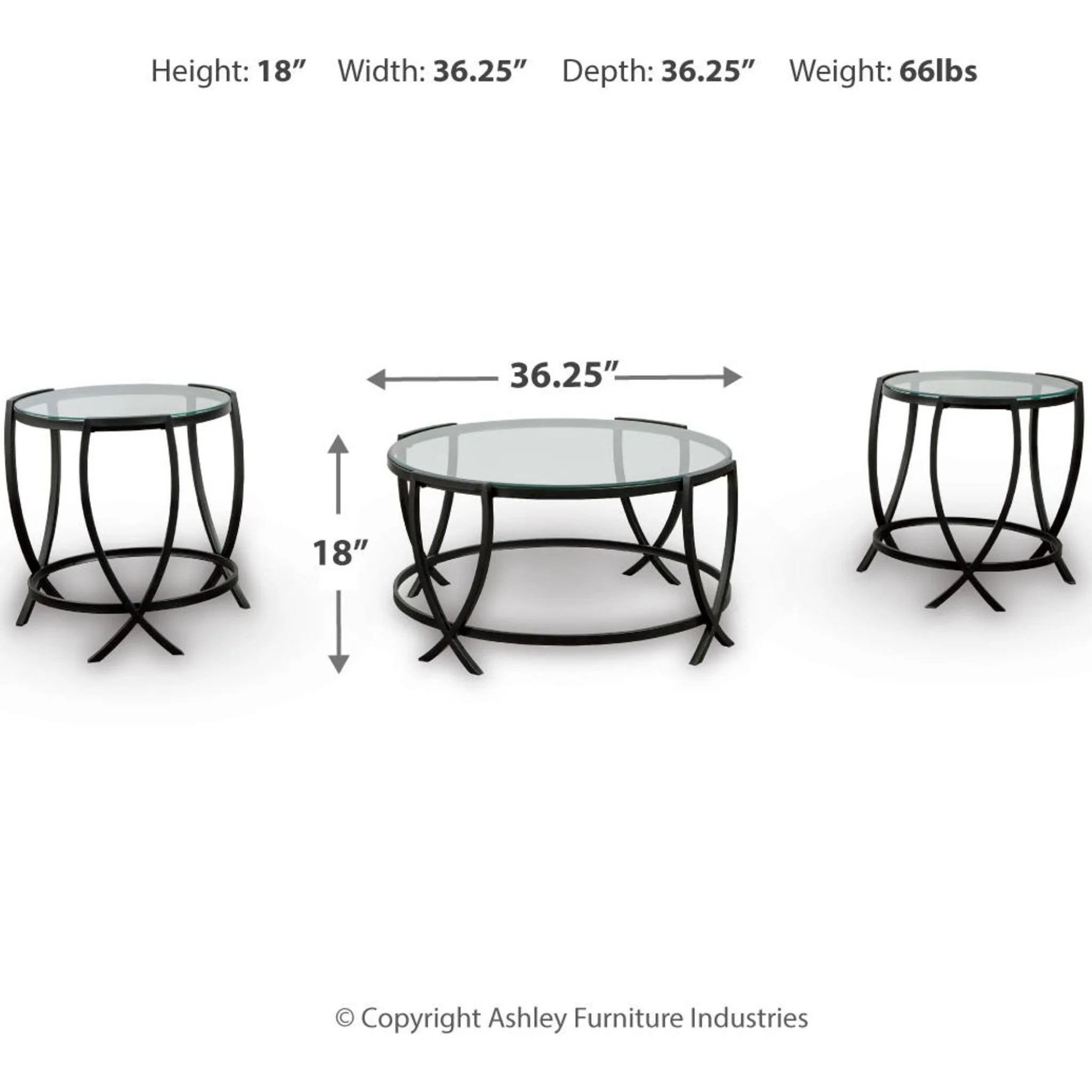 Tarrin Occasional Table Set (set of 3) - Image 9