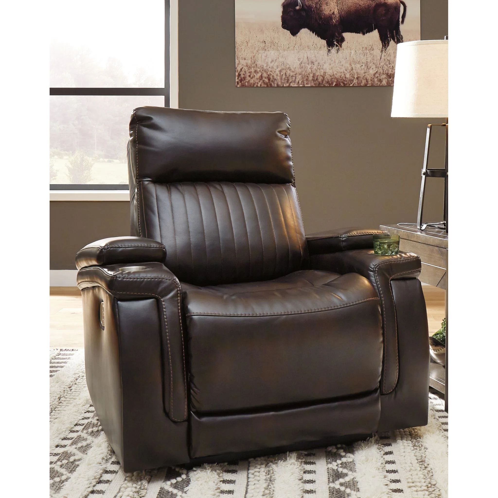 Team Time Power Recliner with Adjustable Headrest - Image 4