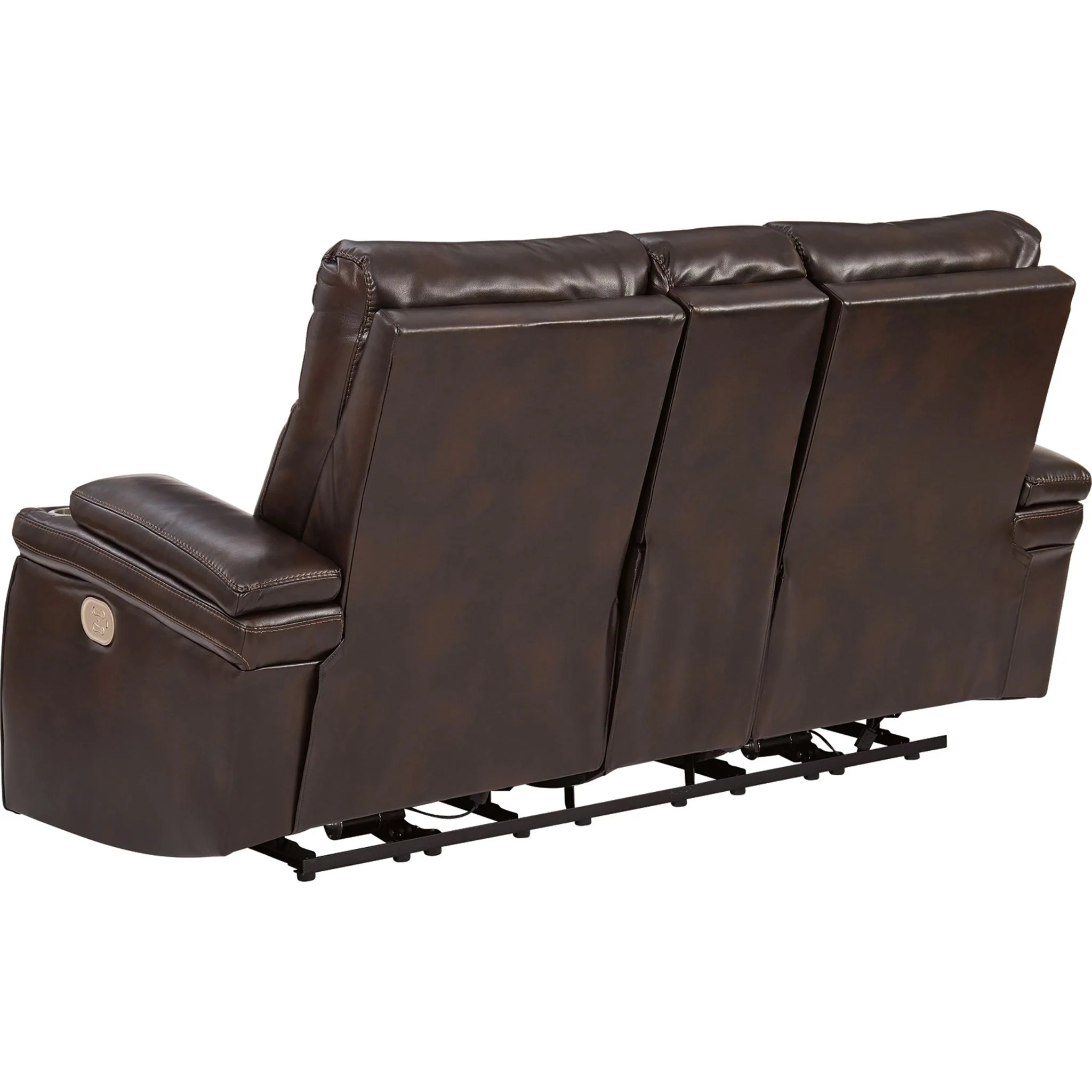 Team Time Power Reclining Loveseat with Console and Adj Head - Image 10