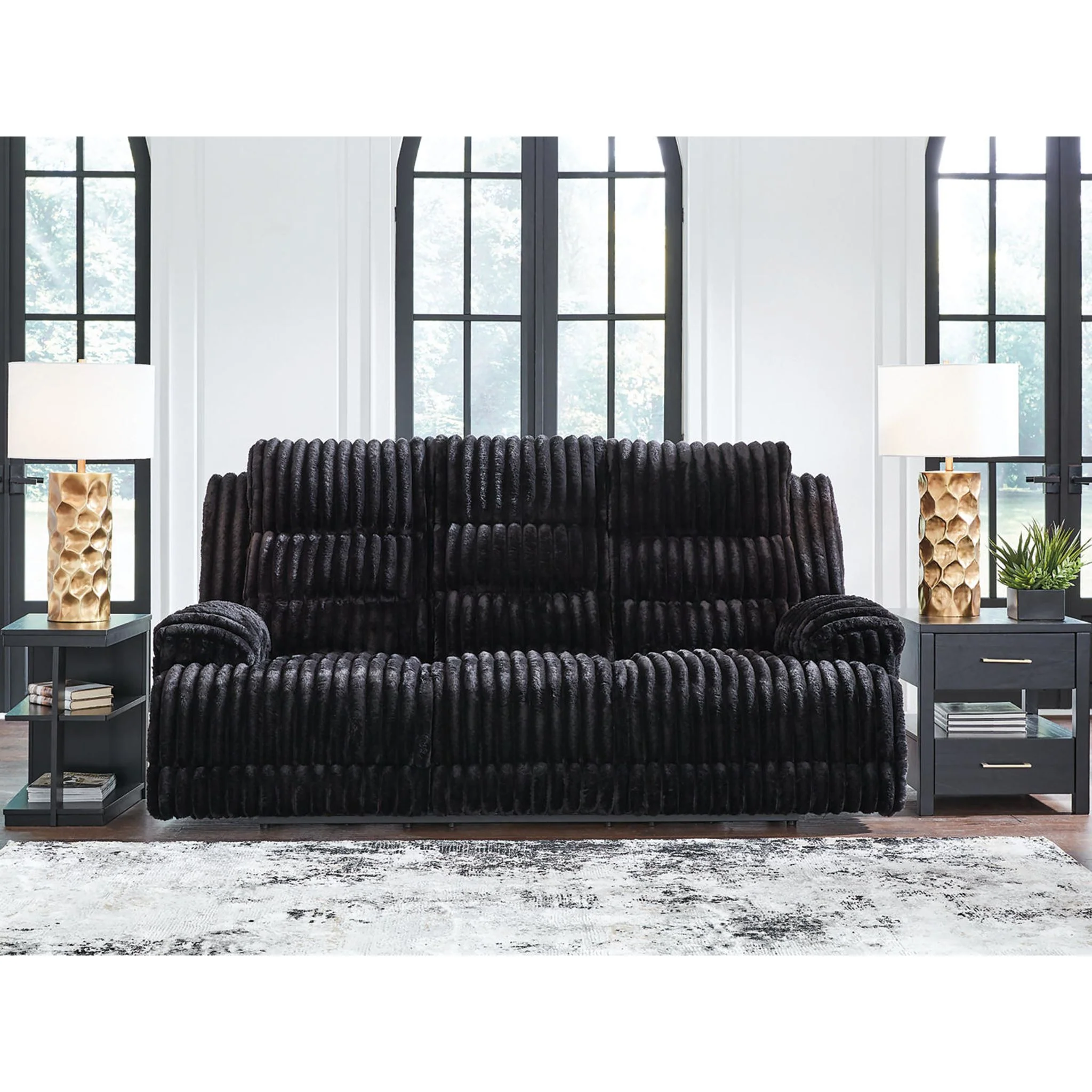 Technique Power Reclining Sofa with Drop Down Table - Image 12