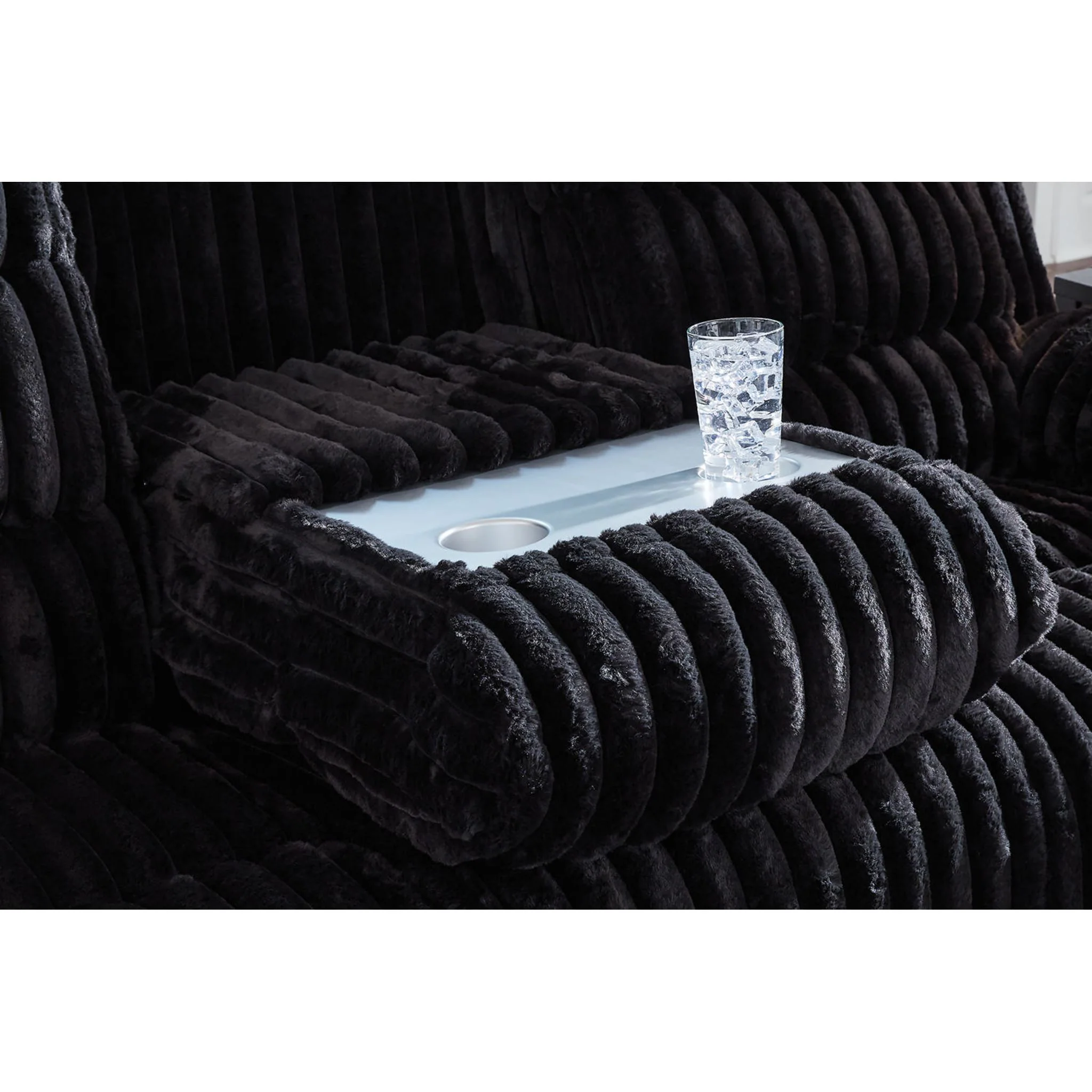 Technique Power Reclining Sofa with Drop Down Table - Image 16