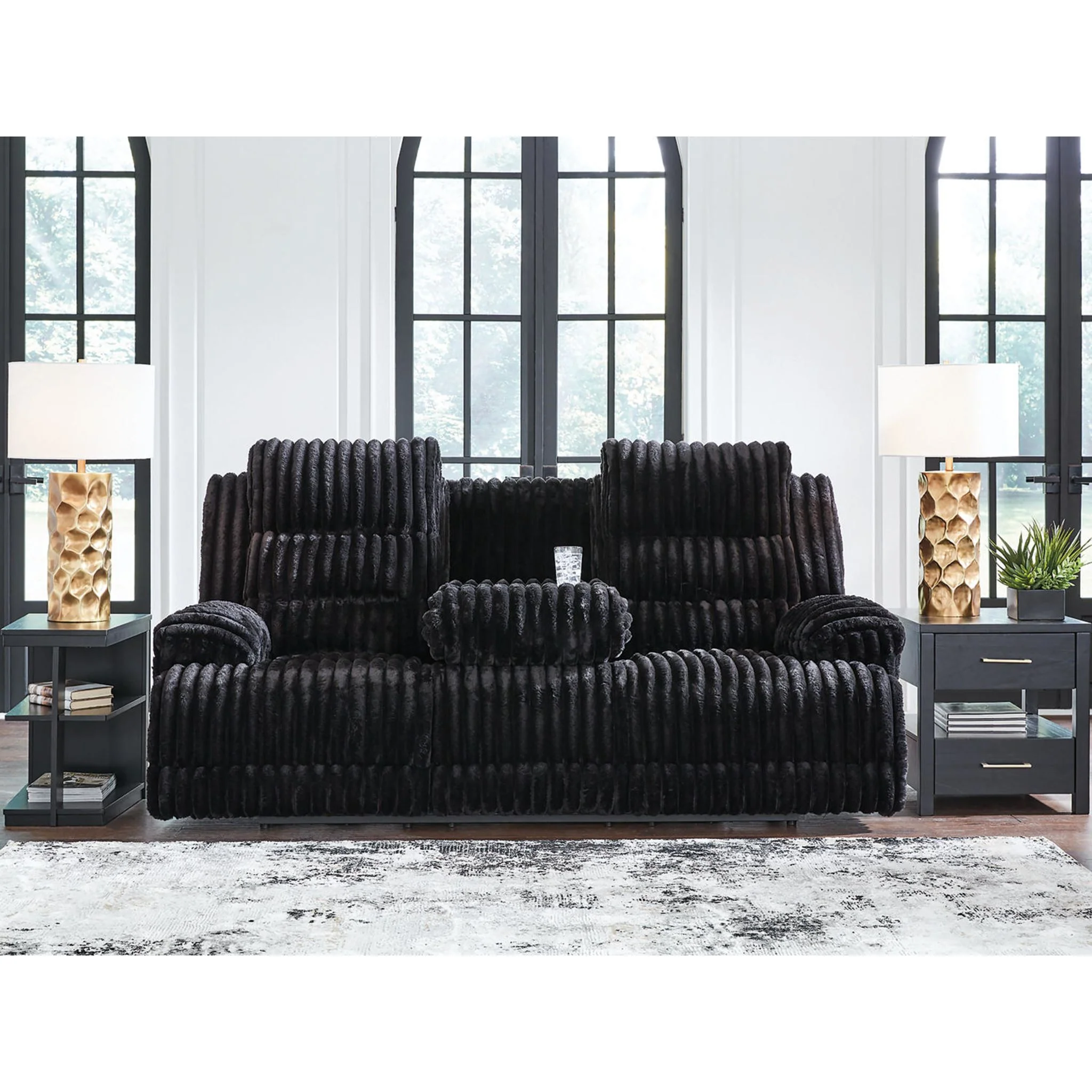 Technique Power Reclining Sofa with Drop Down Table - Image 17
