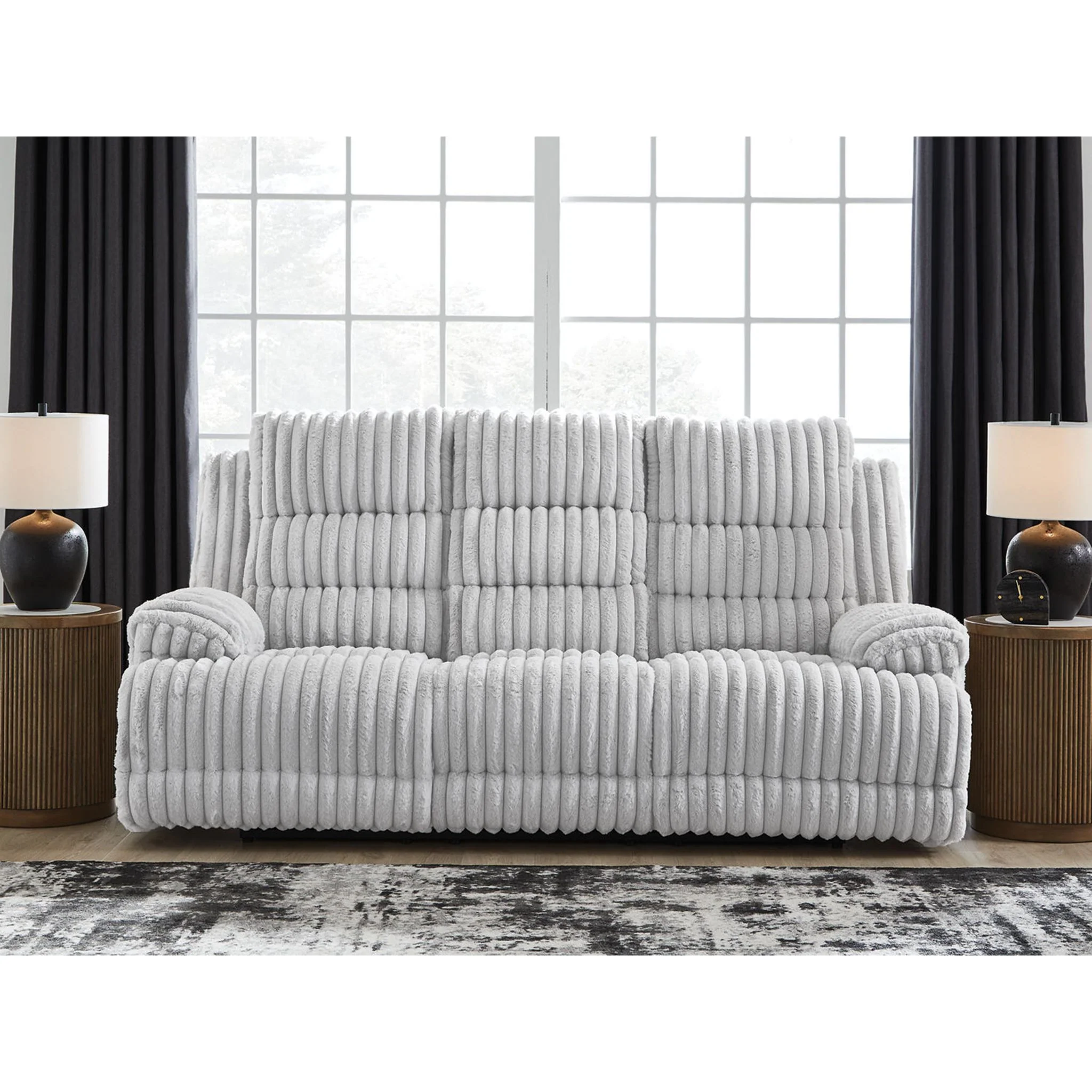Technique Power Reclining Sofa with Drop Down Table - Image 2