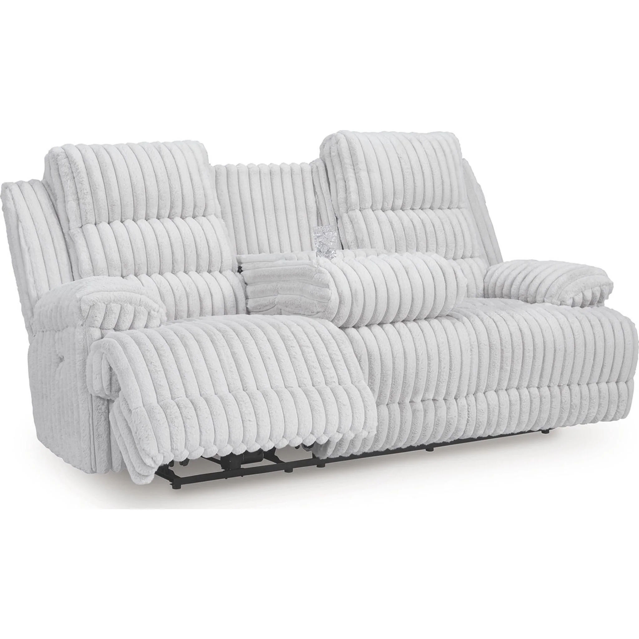 Technique Power Reclining Sofa with Drop Down Table - Image 4