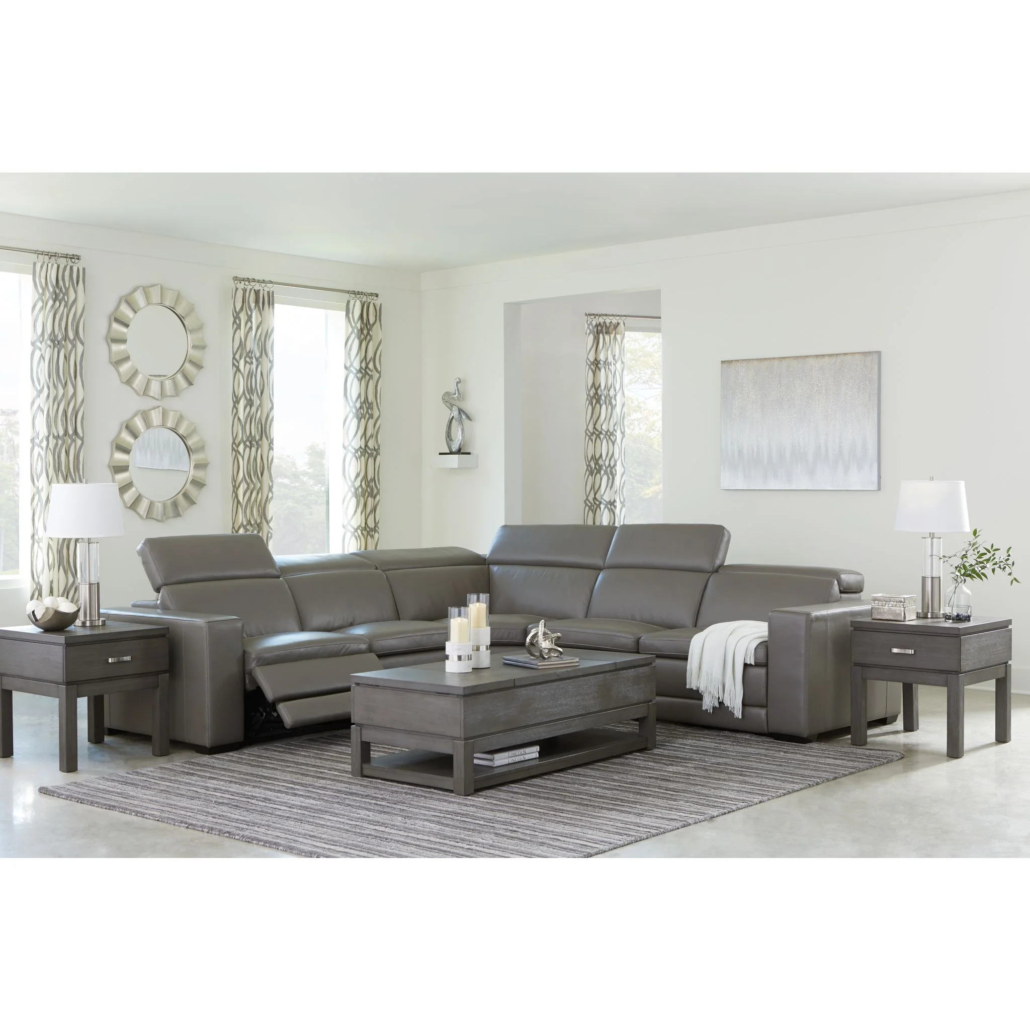 Texline 6 Piece Power Reclining Sectional - Image 10