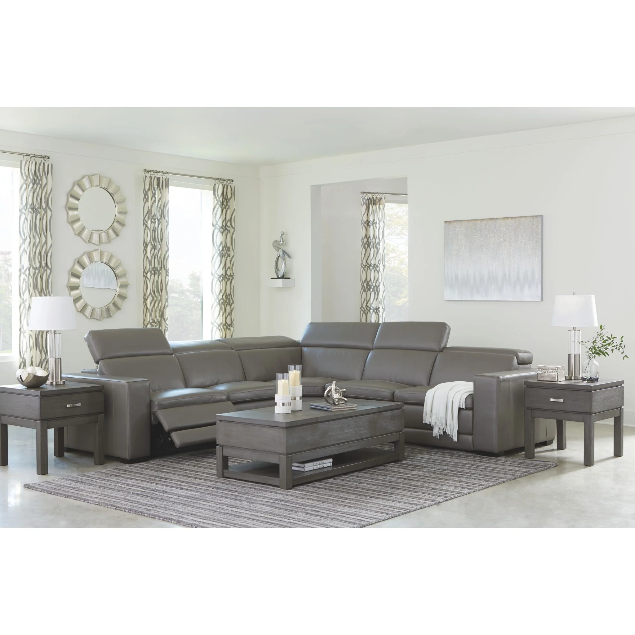 Texline 6 Piece Power Reclining Sectional - Image 5