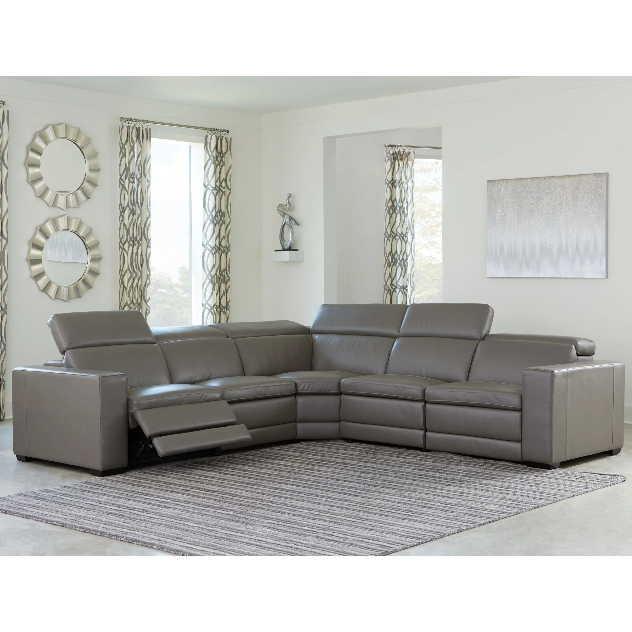 Texline 6 Piece Power Reclining Sectional - Image 6