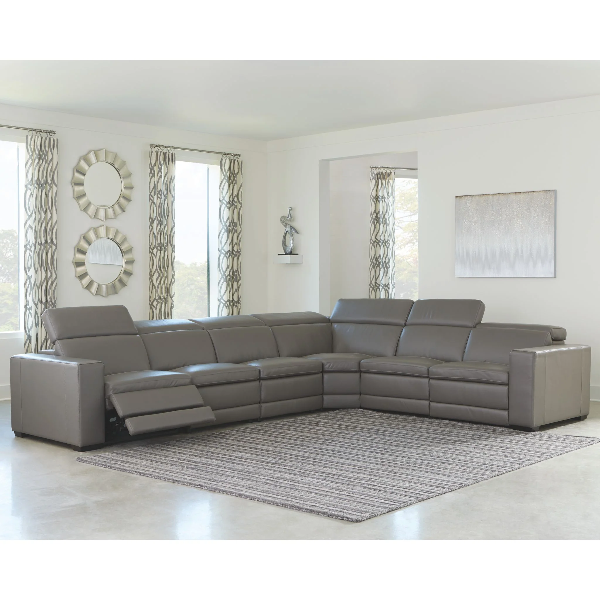 Texline 7 Piece Power Reclining Sectional - Image 2