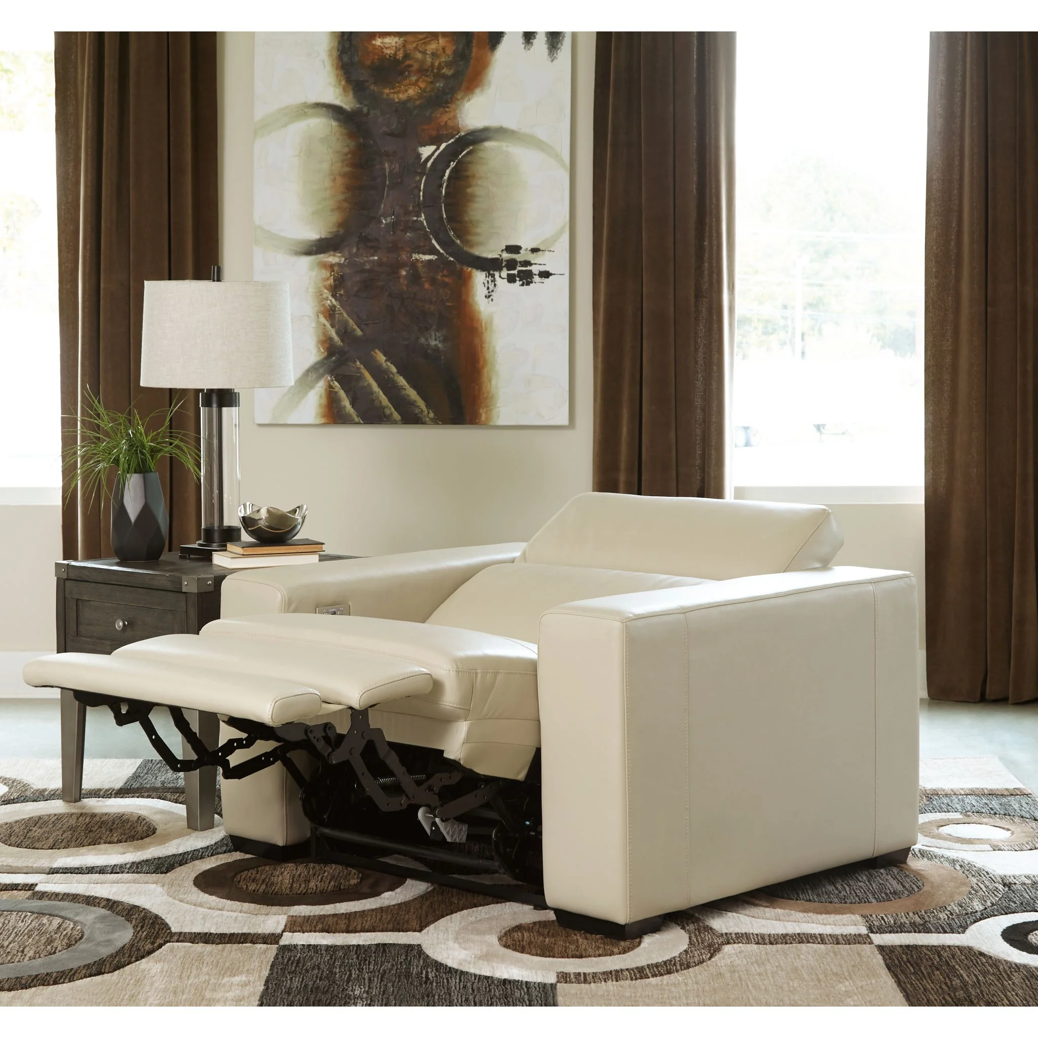 Texline Power Recliner with Adjustable Headrest - Image 11