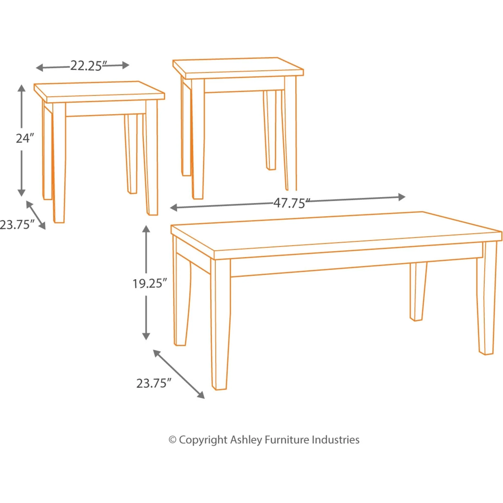 Theo Occasional Table Set (set of 3) - Image 6