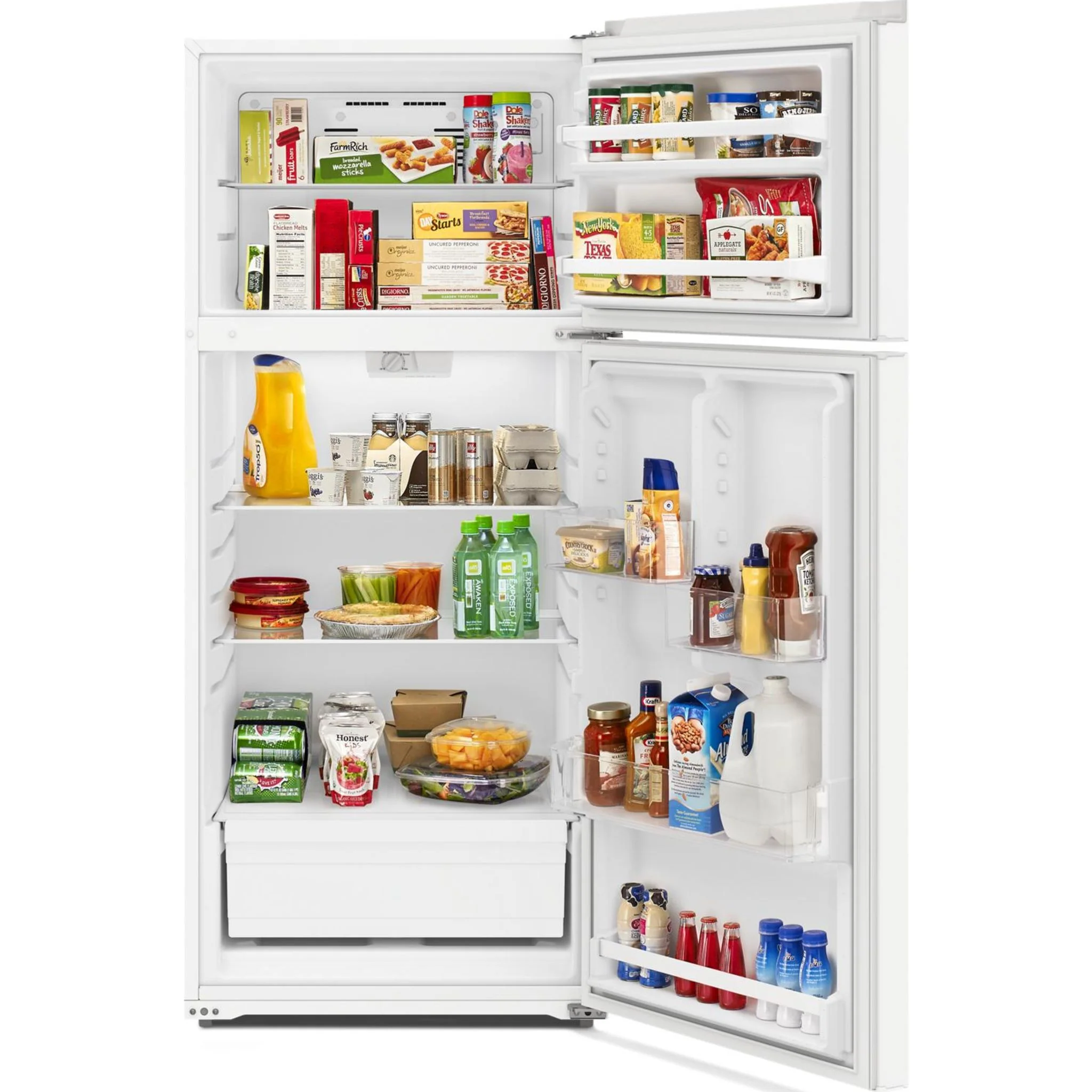 Amana Top Freezer Refrigerator - 16.4 cu. ft. -White (ARTX3028PW) - Image 7