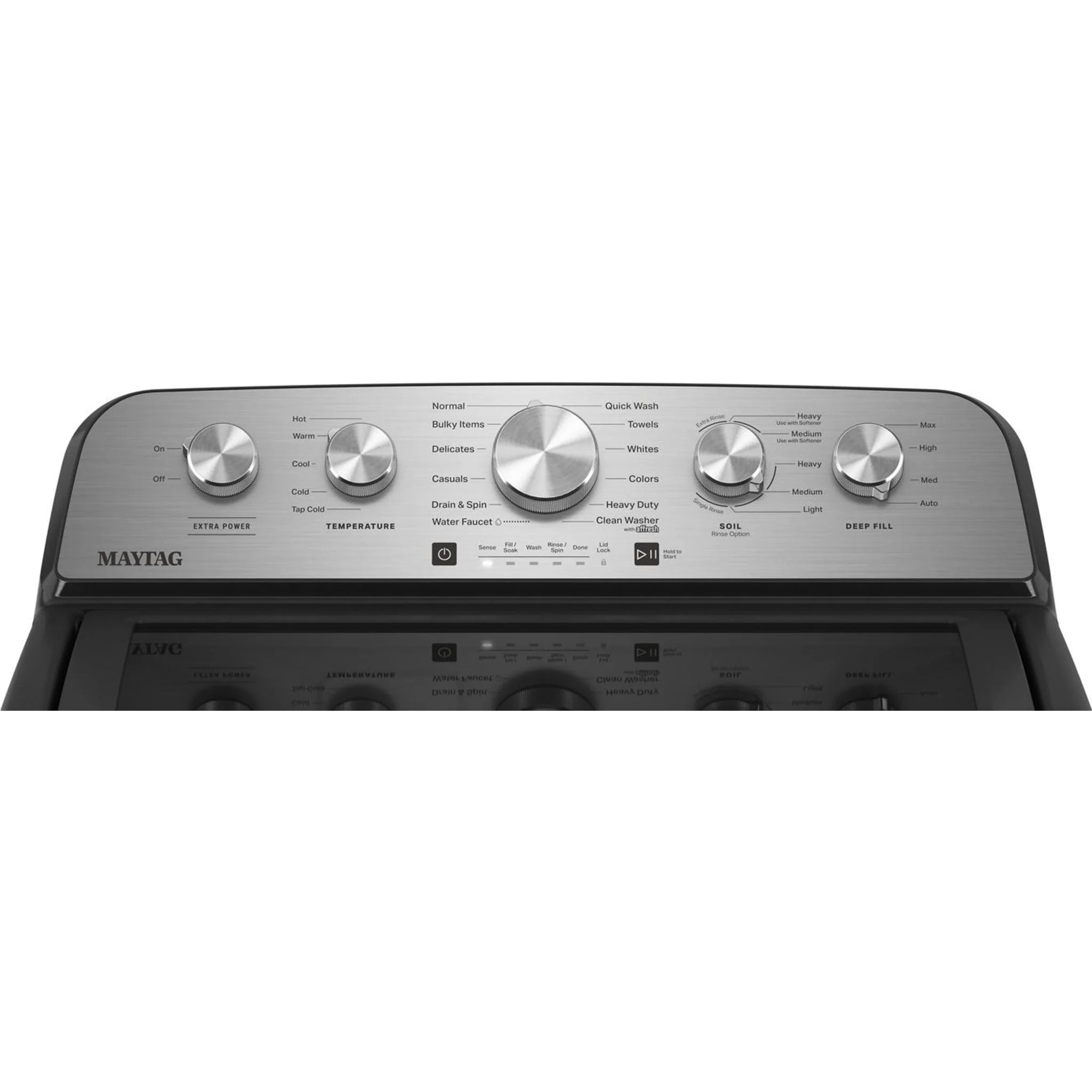 Maytag Top Load Washer with Extra Power - 5.4 cu.ft. - Volcano Black (MVW5435PBK) - Image 3
