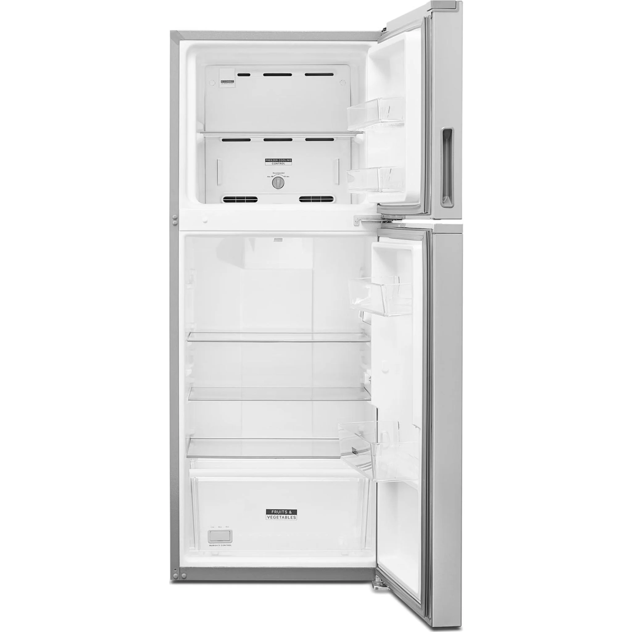 Whirlpool 24-inch Wide Small Space Top-Freezer Refrigerator - 11.6 cu. ft. -Fingerprint Resistant Stainless (WRT112CZJZ) - Image 21