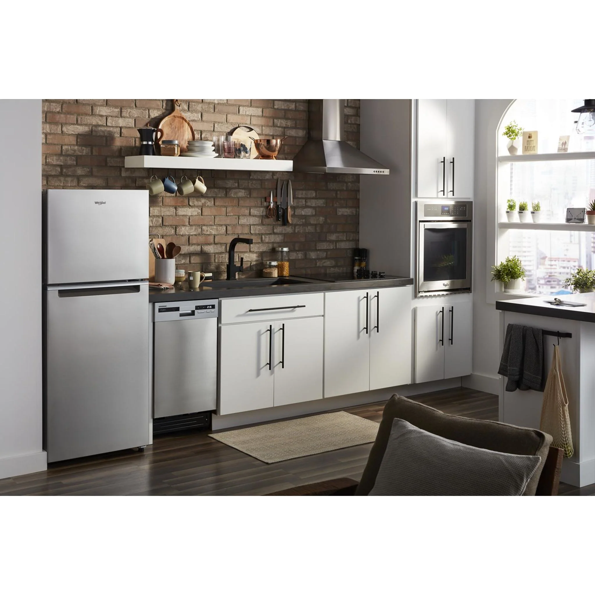 Whirlpool 24-inch Wide Small Space Top-Freezer Refrigerator - 11.6 cu. ft. -Fingerprint Resistant Stainless (WRT112CZJZ) - Image 22