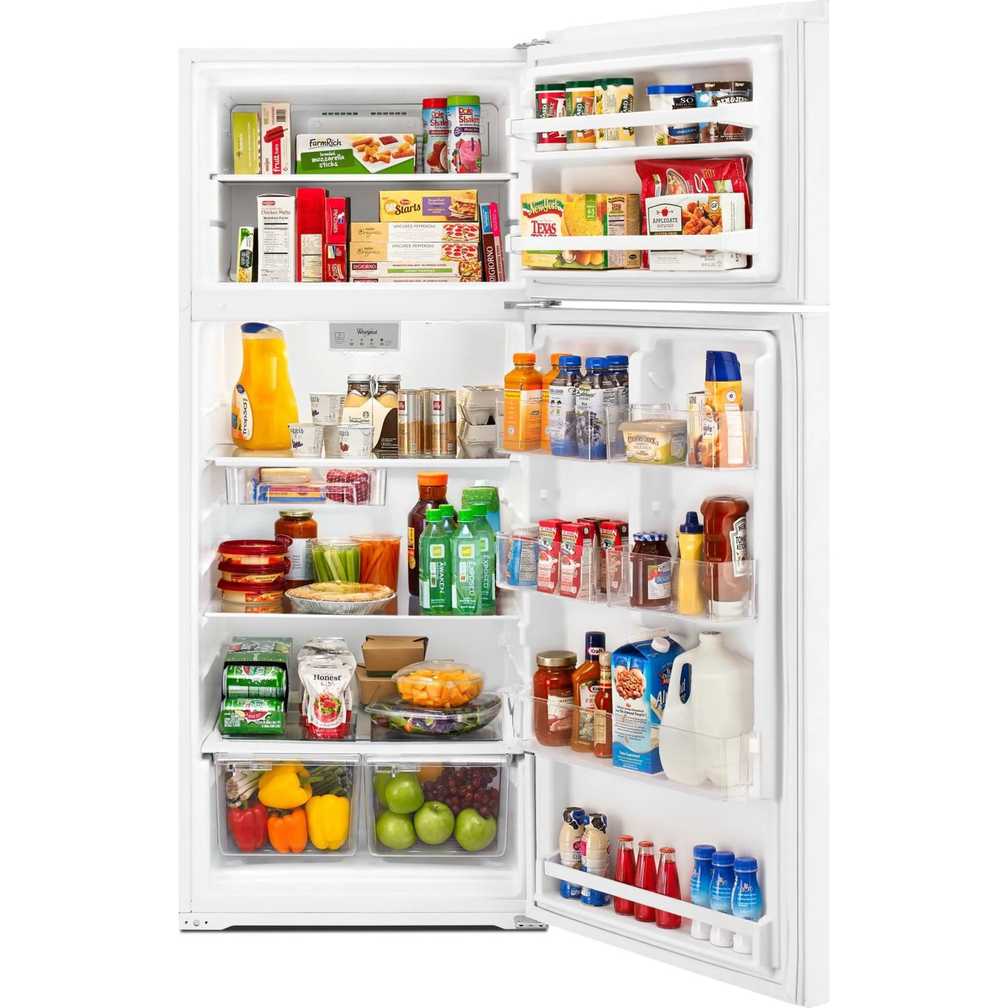 Whirlpool 28-inch Wide Refrigerator Compatible With The EZ Connect Icemaker Kit 18 Cu. Ft. -White (WRT518SZFW) - Image 9