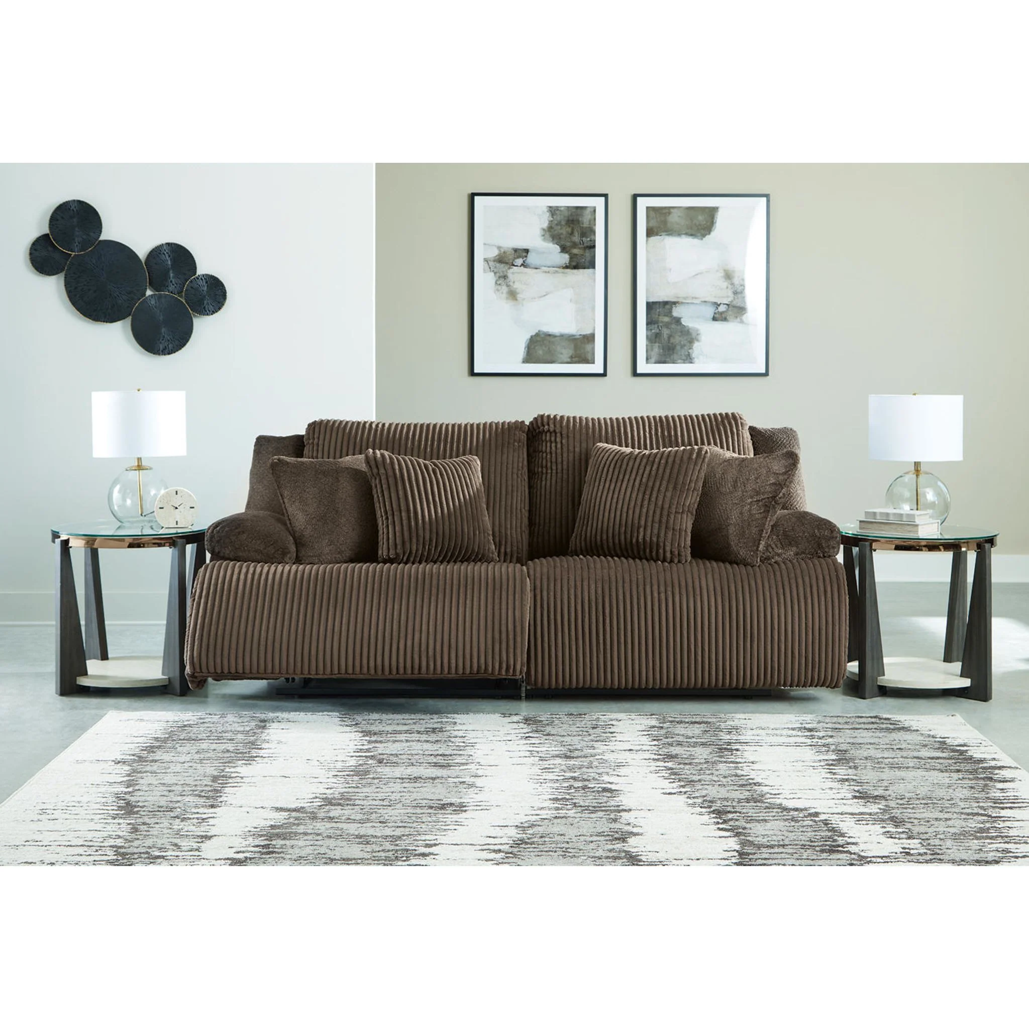 Top Tier 2 Piece Reclining Sectional - Image 3
