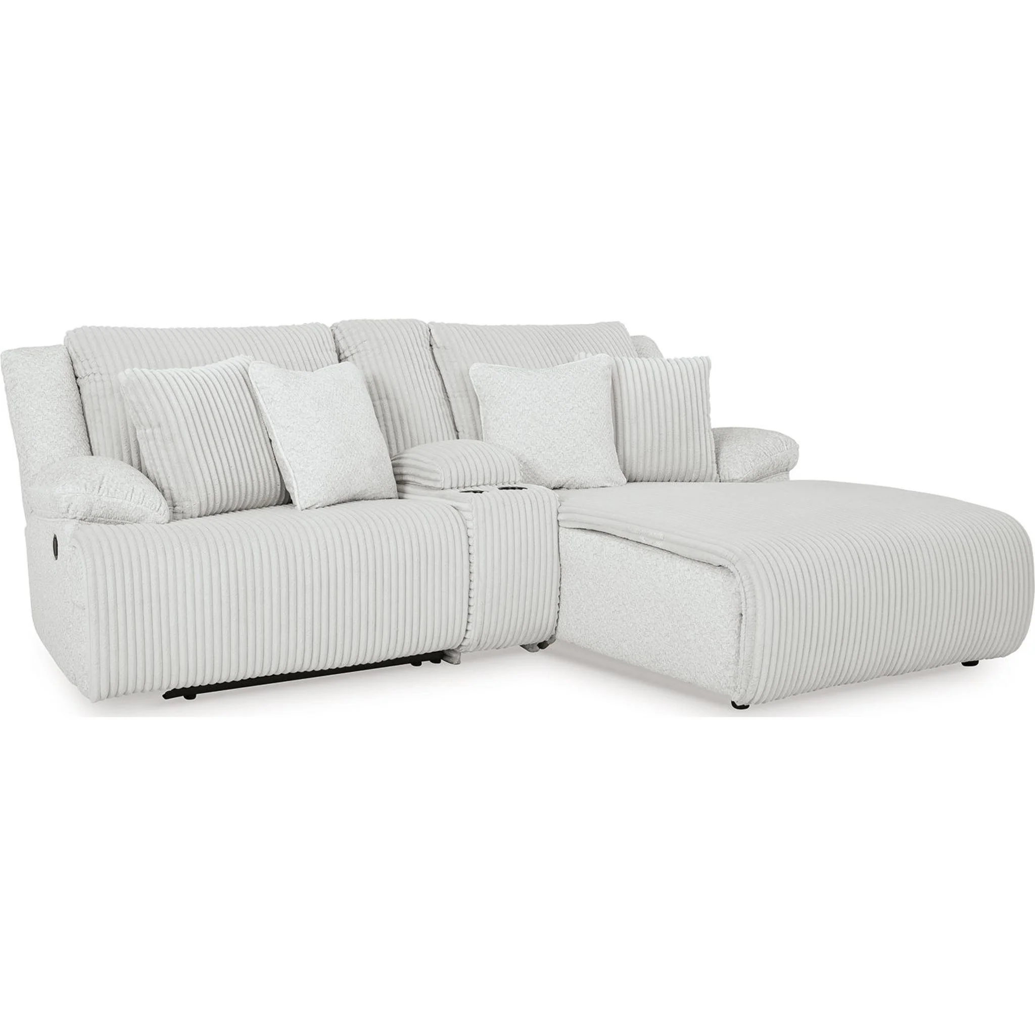 Top Tier 3 Piece Reclining Sectional with Chaise - Image 16
