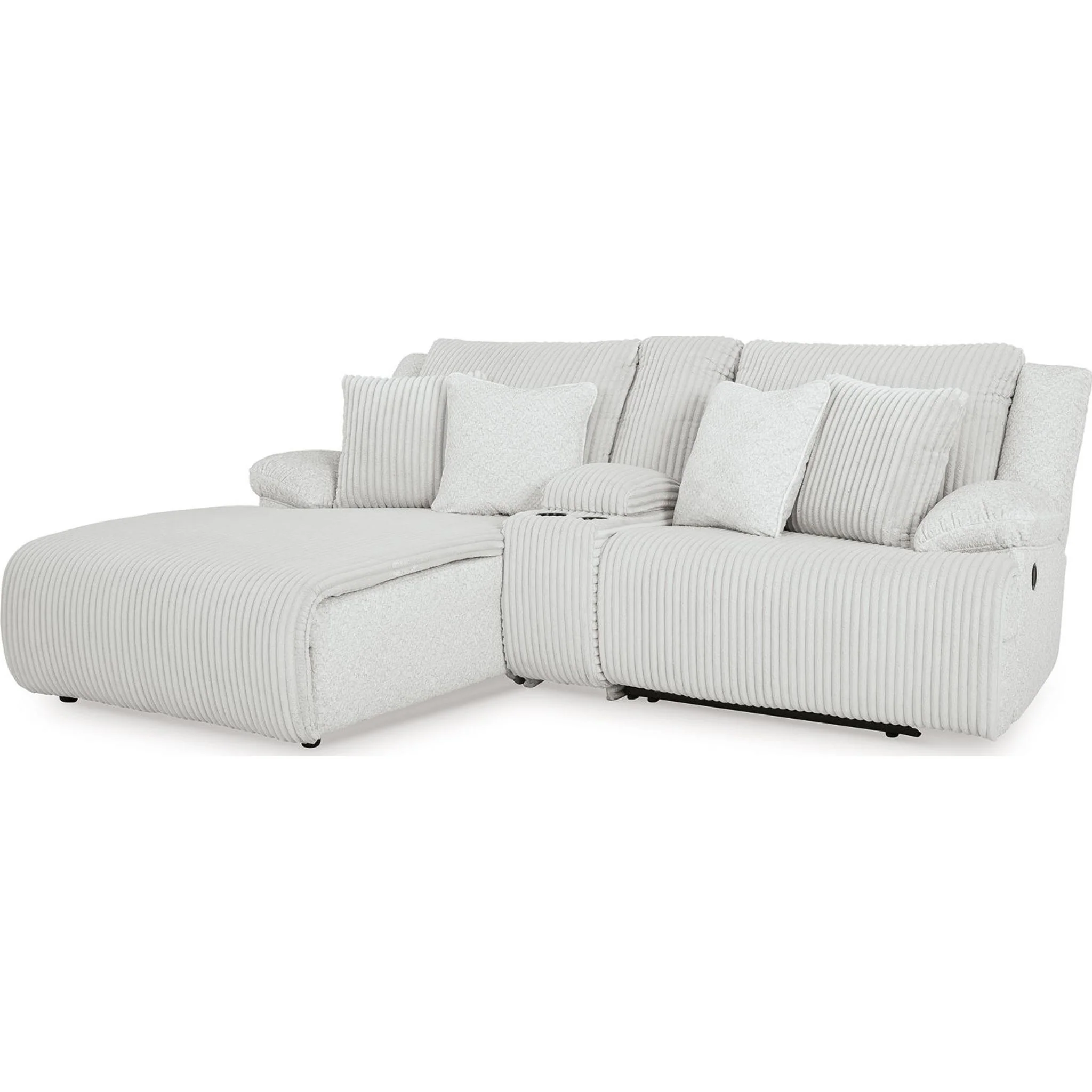 Top Tier 3 Piece Reclining Sectional with Chaise - Image 24