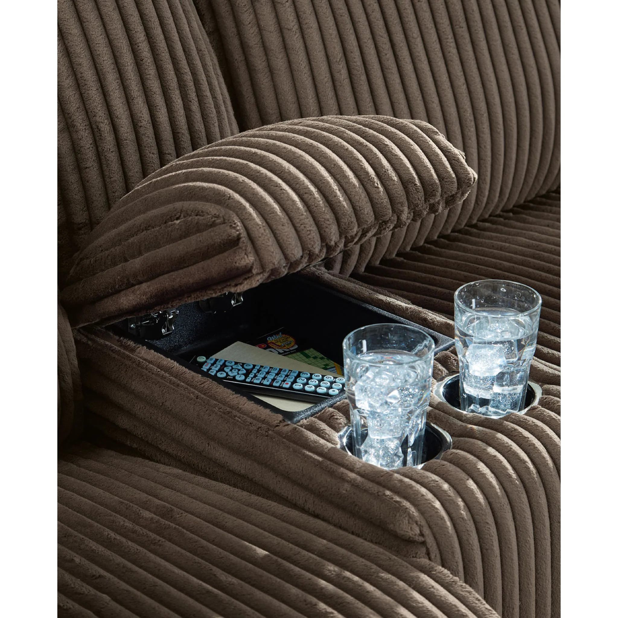 Top Tier 3 Piece Reclining Sectional with Chaise - Image 6