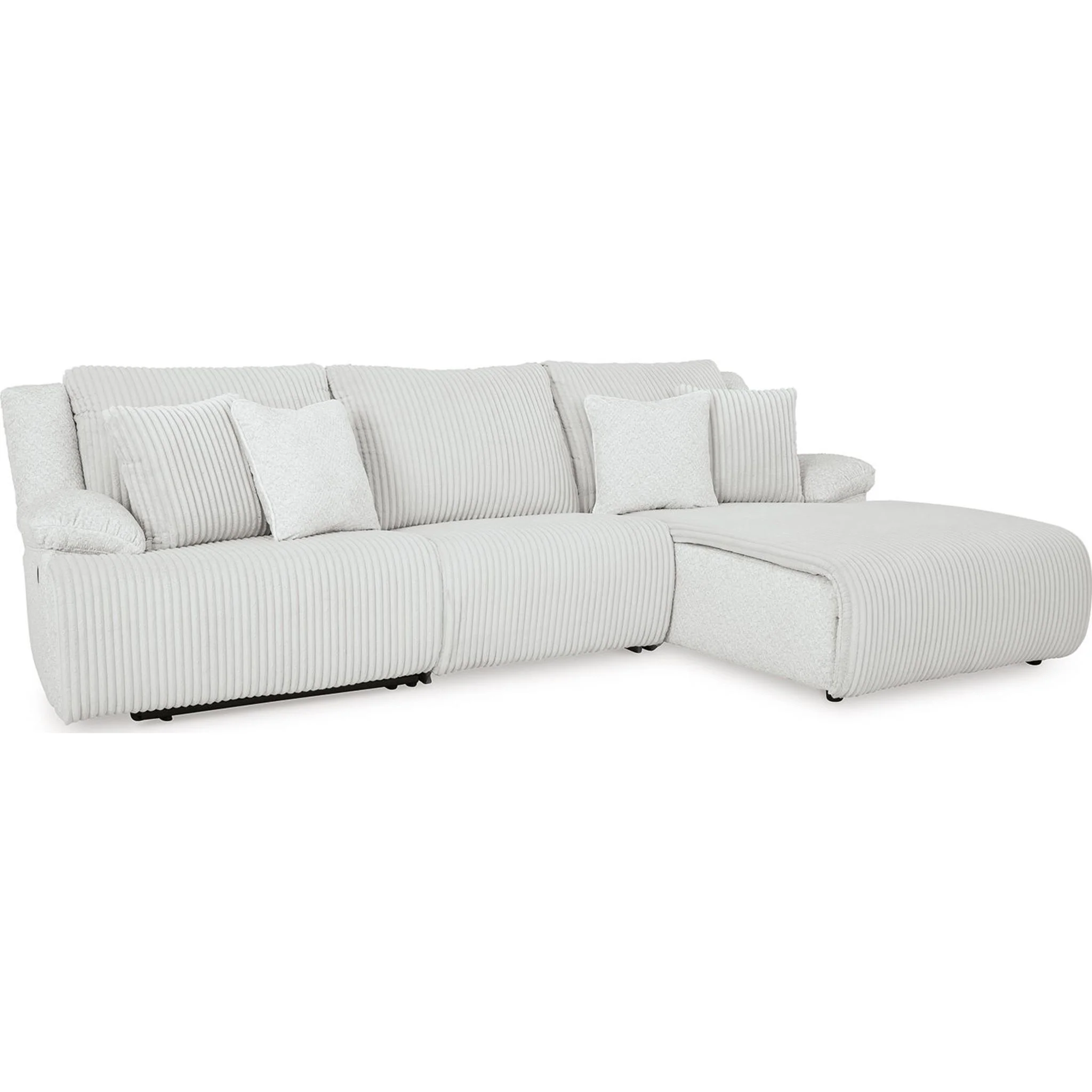 Top Tier 3 Piece Reclining Sectional with Chaise - Image 13