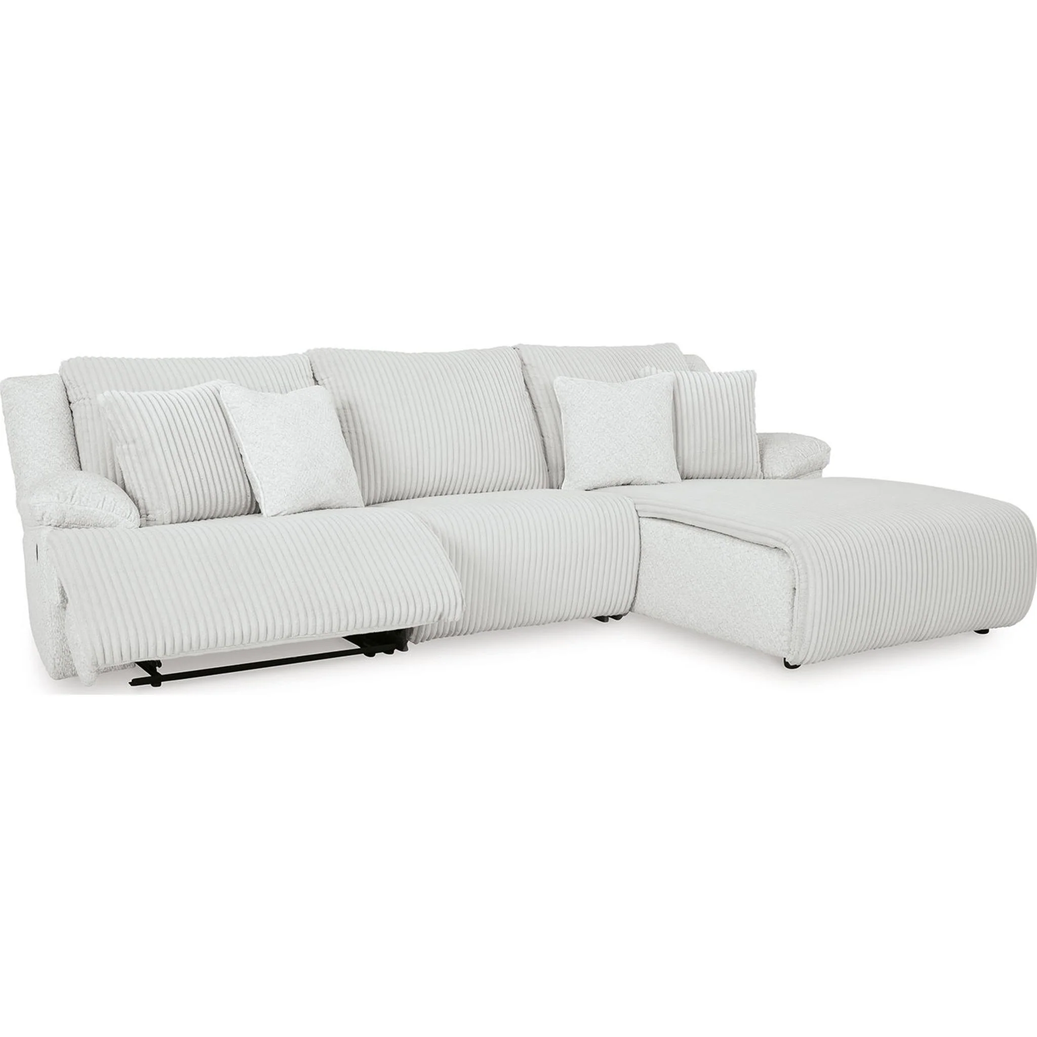 Top Tier 3 Piece Reclining Sectional with Chaise - Image 15