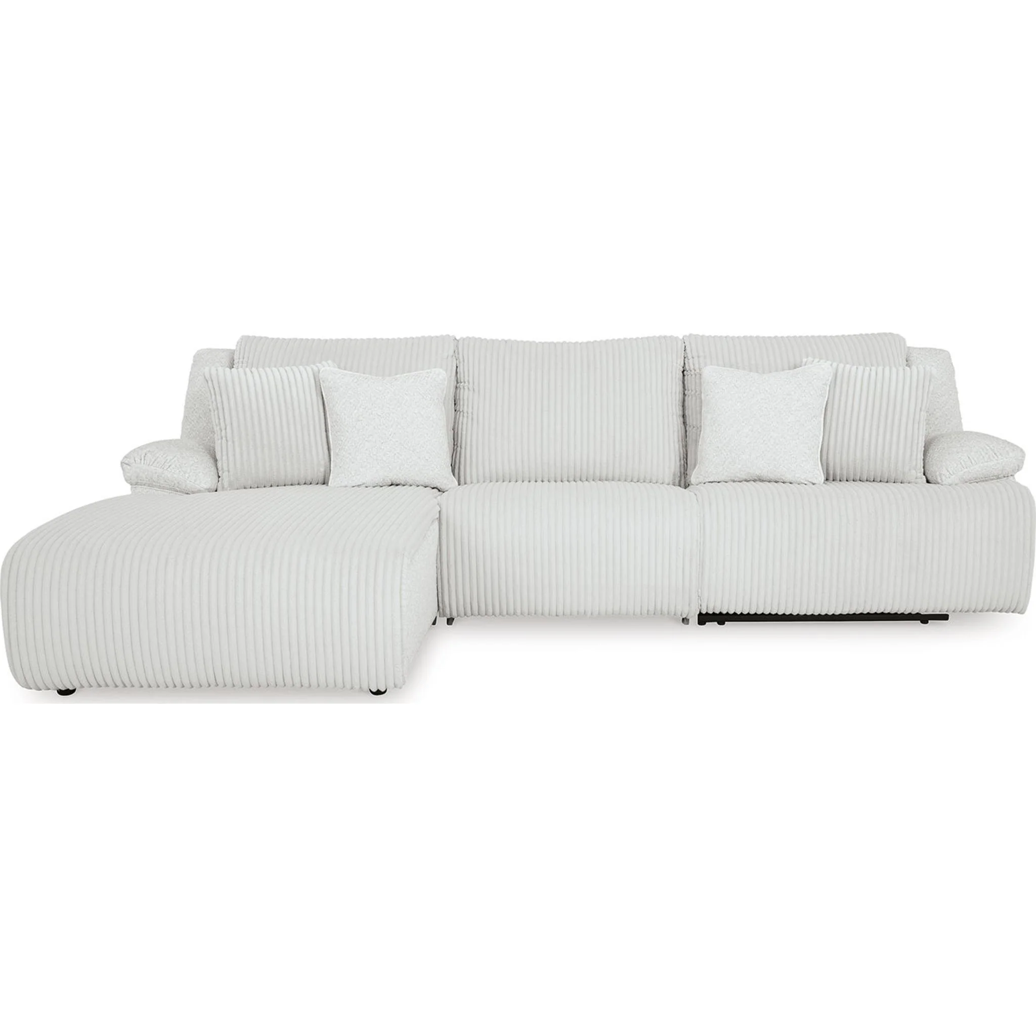 Top Tier 3 Piece Reclining Sectional with Chaise - Image 9