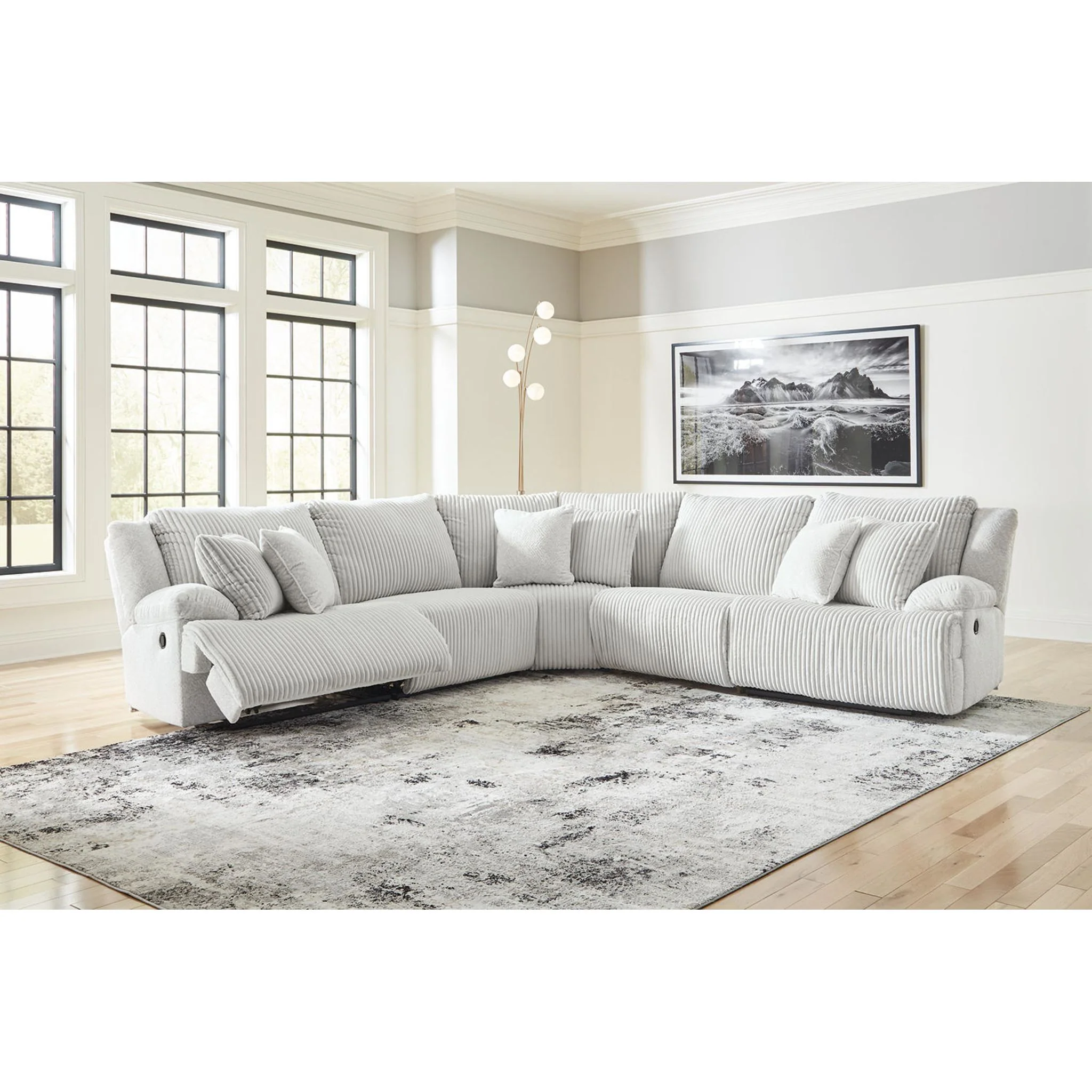 Top Tier 5 Piece Reclining Sectional - Image 14