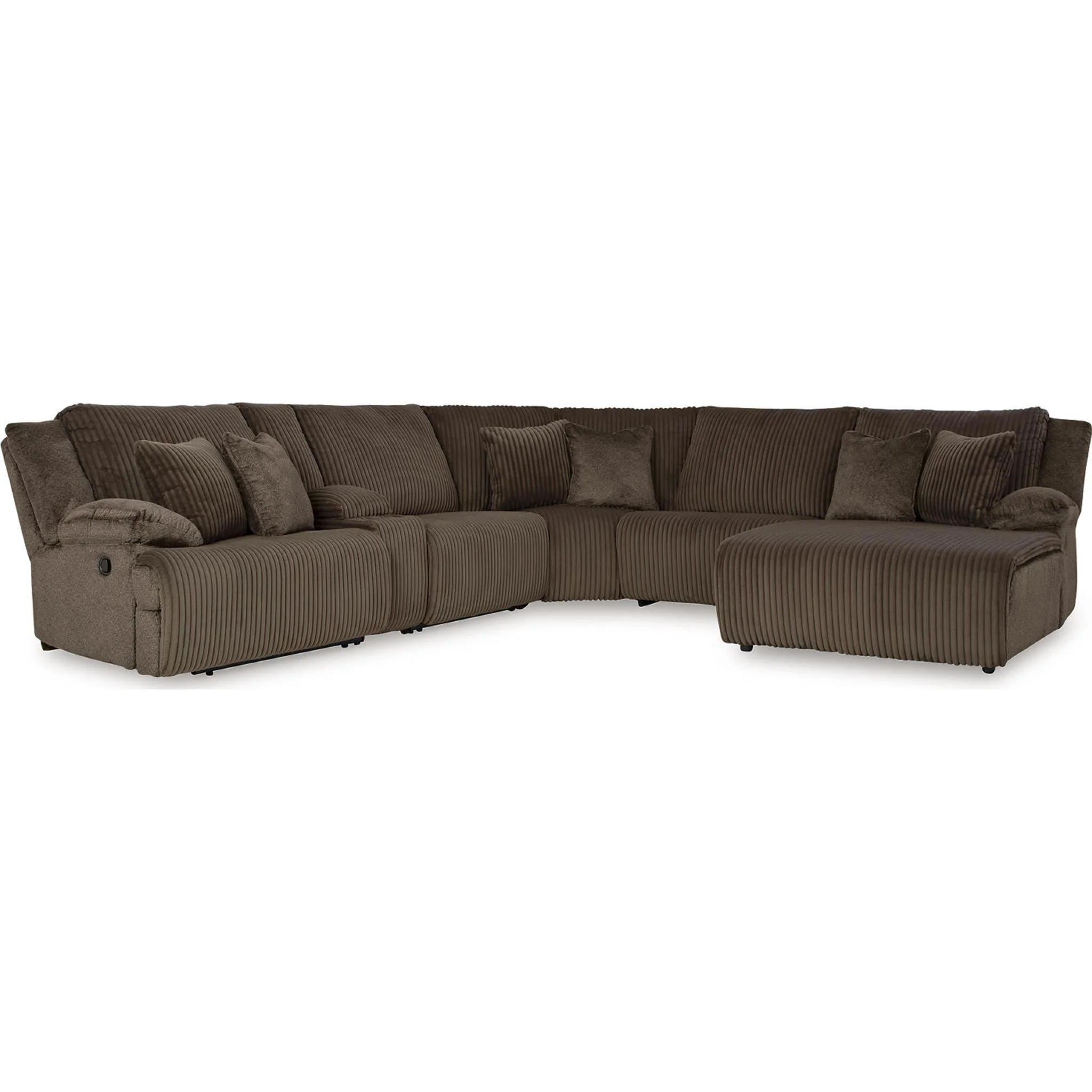 Top Tier 6 Piece Reclining Sectional - Image 25