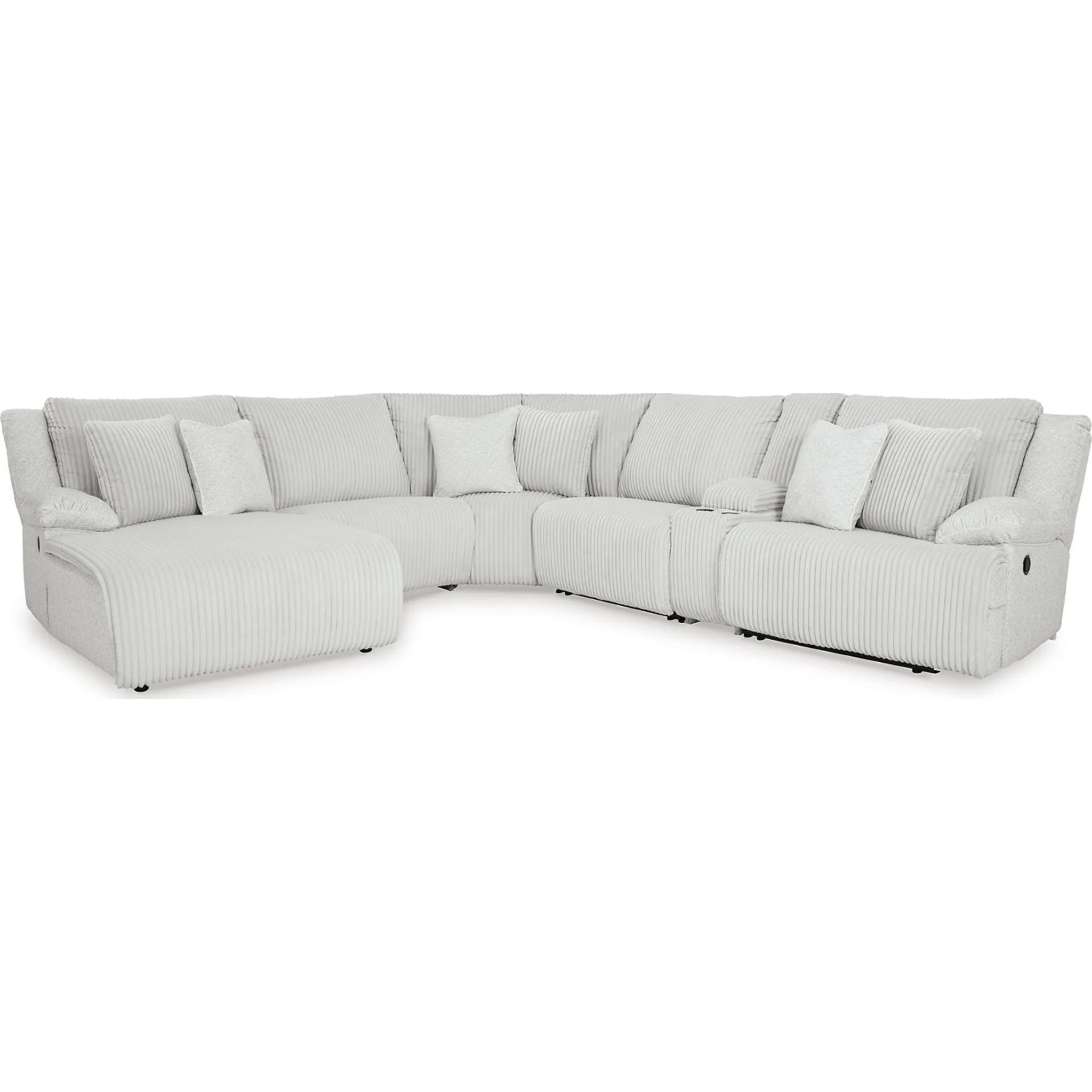 Top Tier 6 Piece Reclining Sectional - Image 9