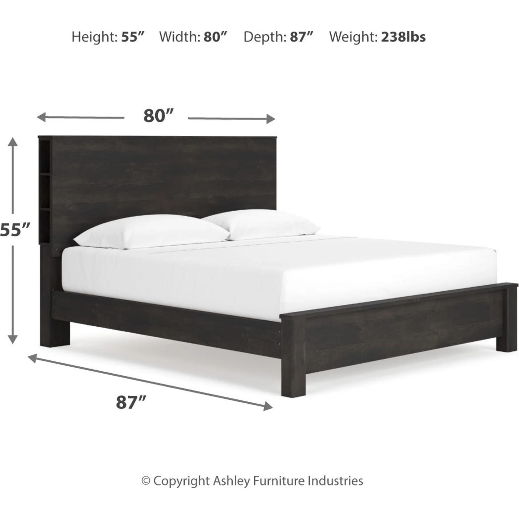 Toretto 5 Piece Queen Panel Bedroom - Image 22