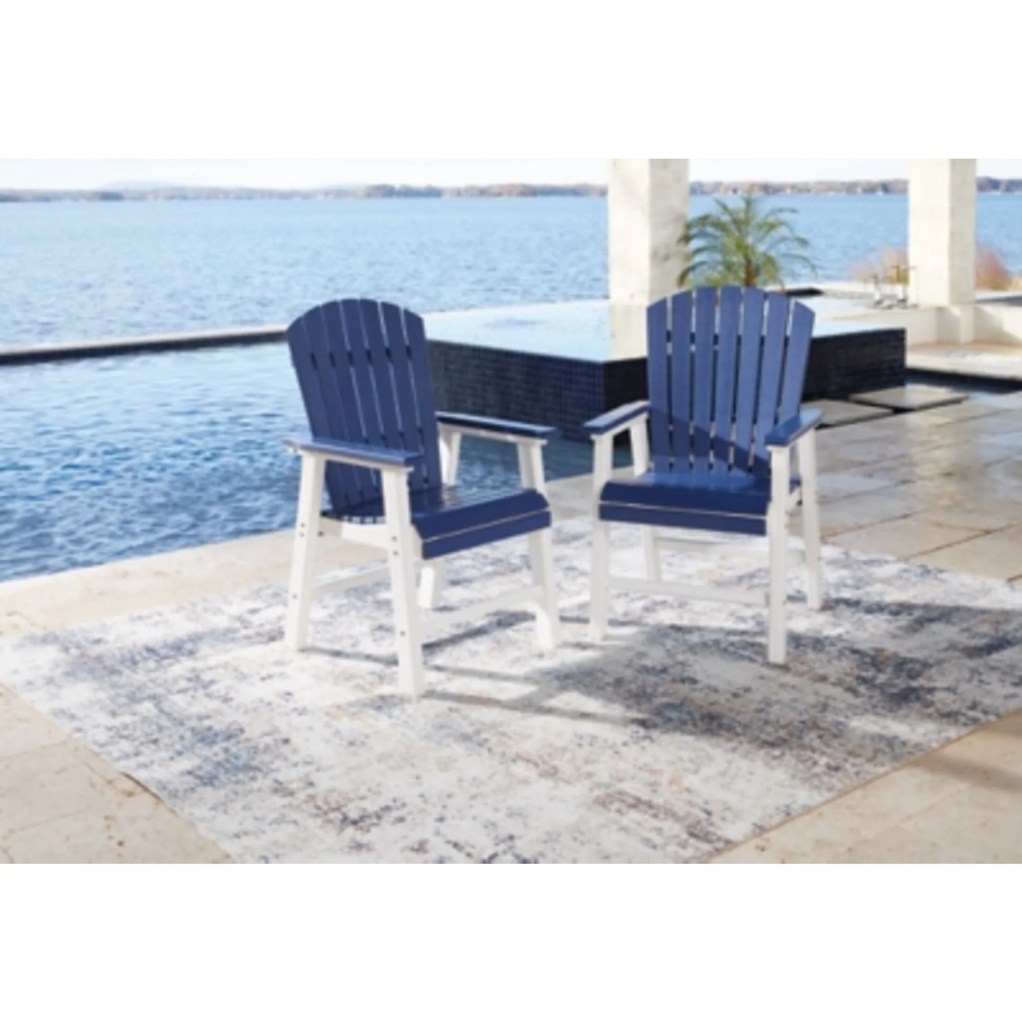 Outdoor Toretto Arm Chair with Cushion (set of 2) - Image 2