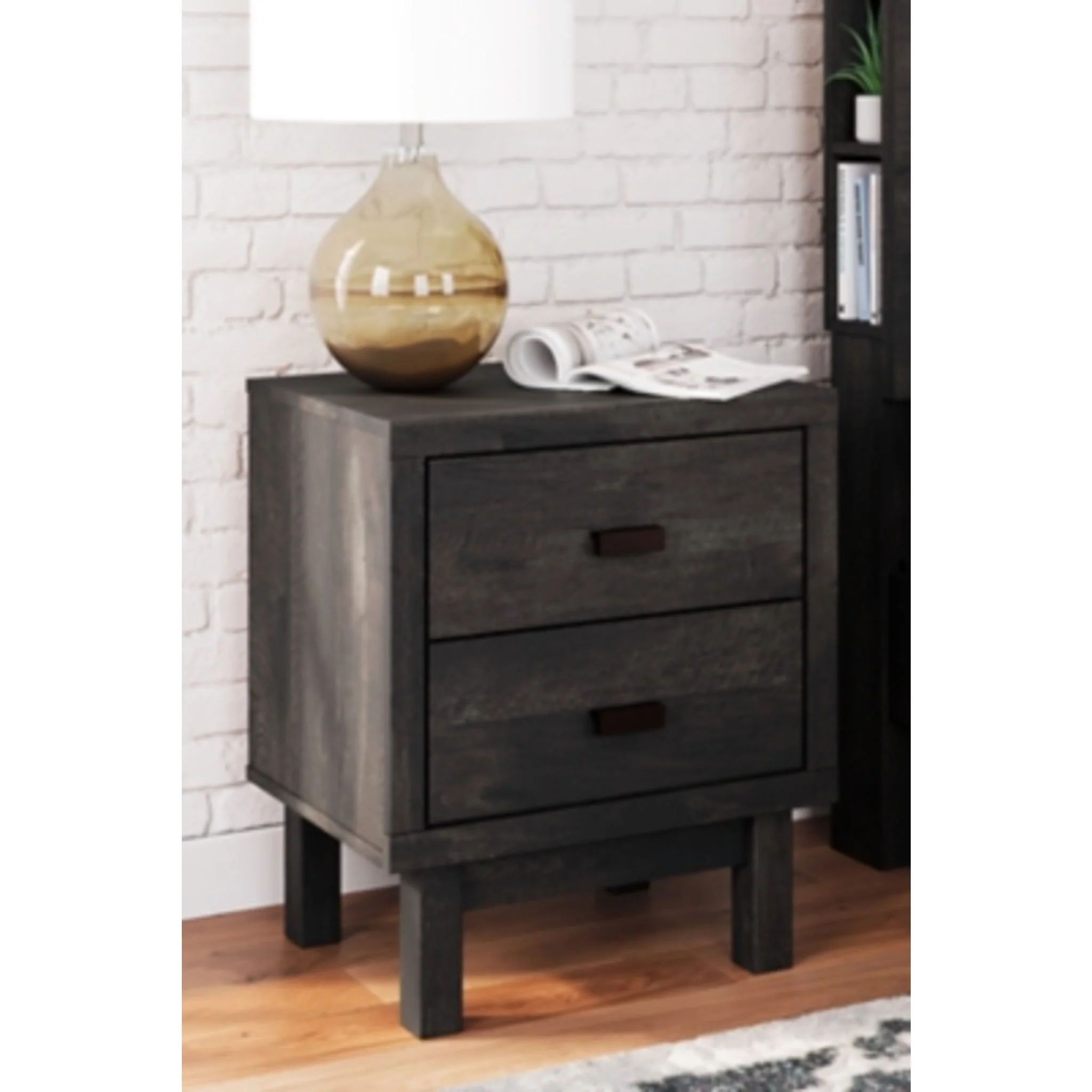 Toretto Two Drawer Nightstand - Image 9
