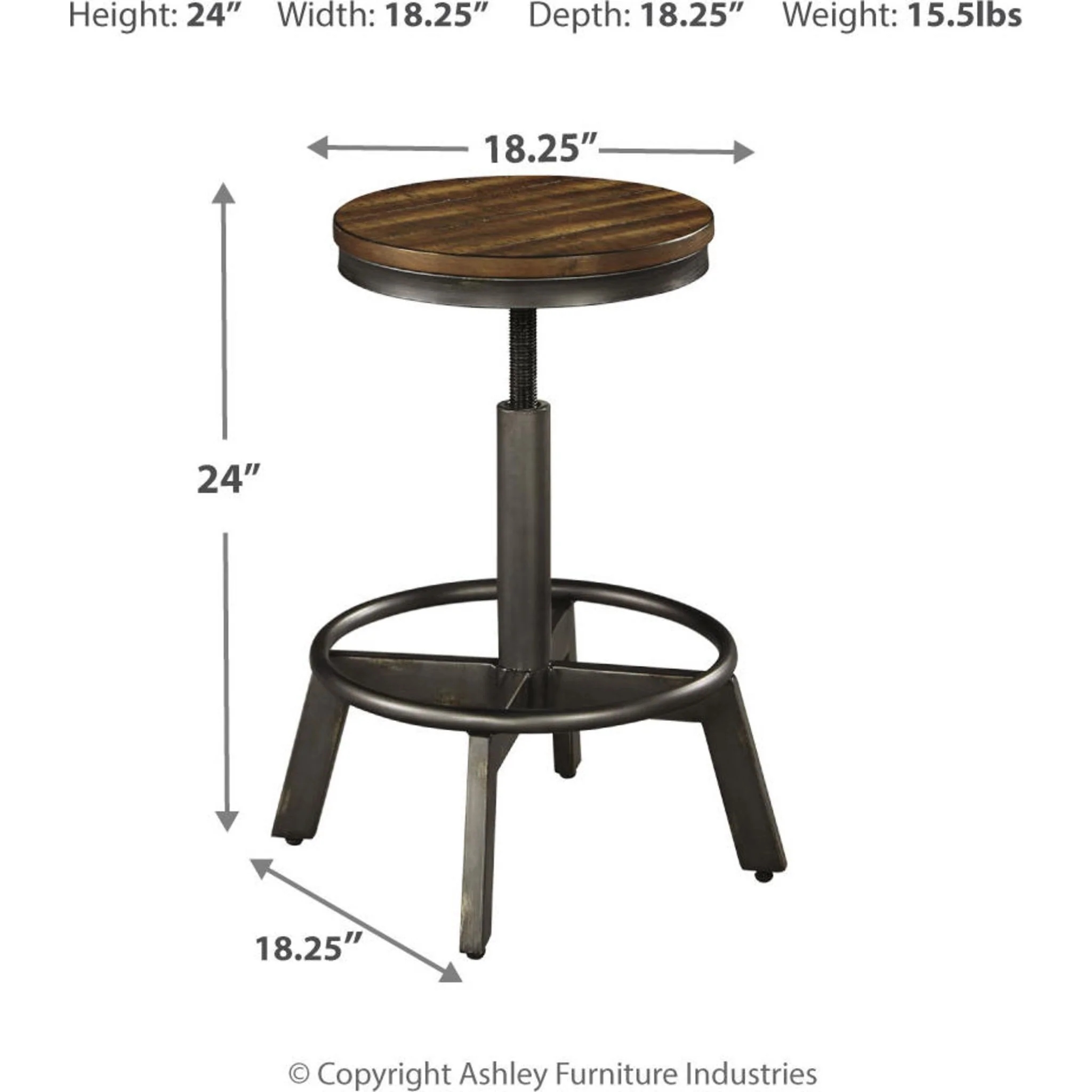 Torjin Adjustable Height Stool - Image 6