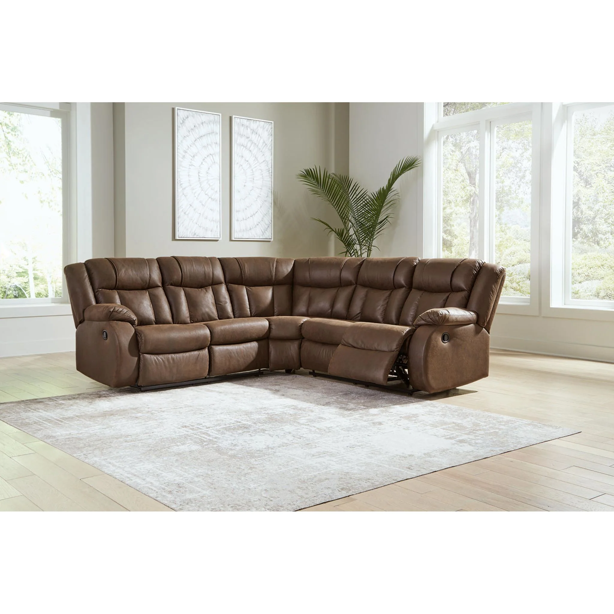 Trail Boys 2 Piece Reclining Sectional - Image 12