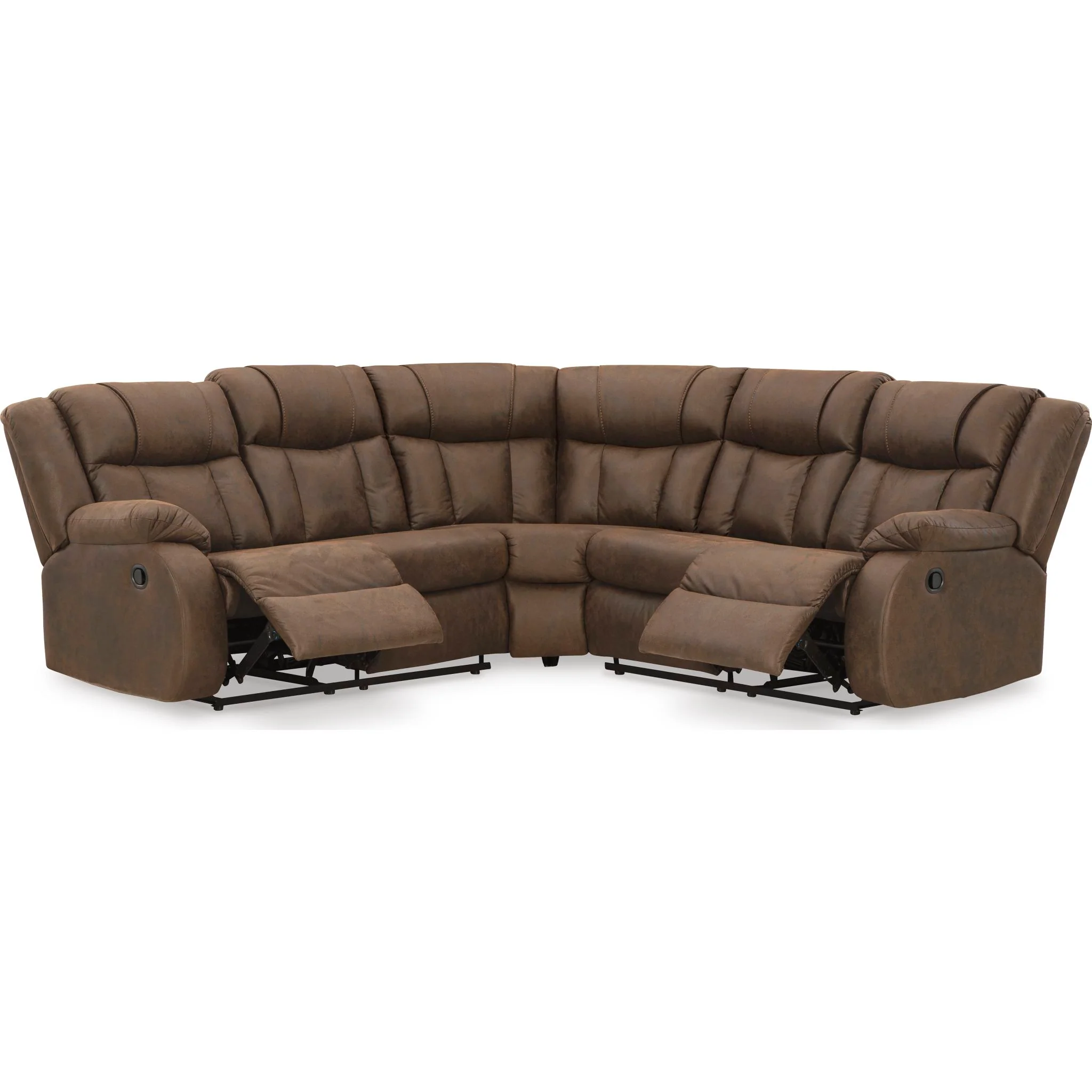 Trail Boys 2 Piece Reclining Sectional - Image 3