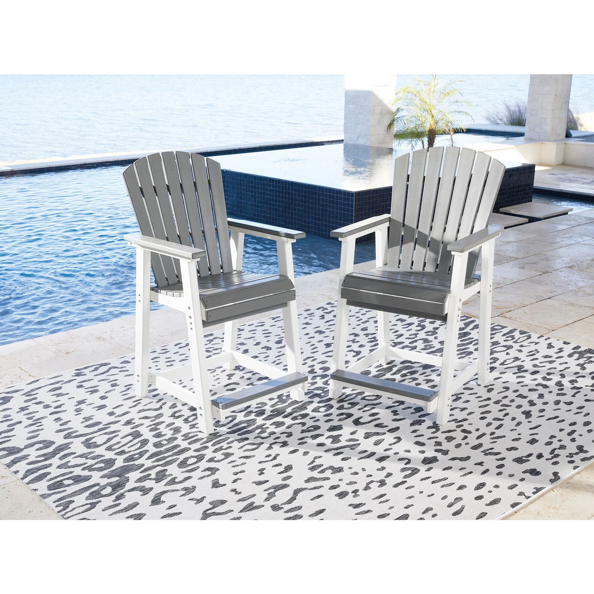 Transville 5 Piece Outdoor Counter Height Dining Set - Image 11