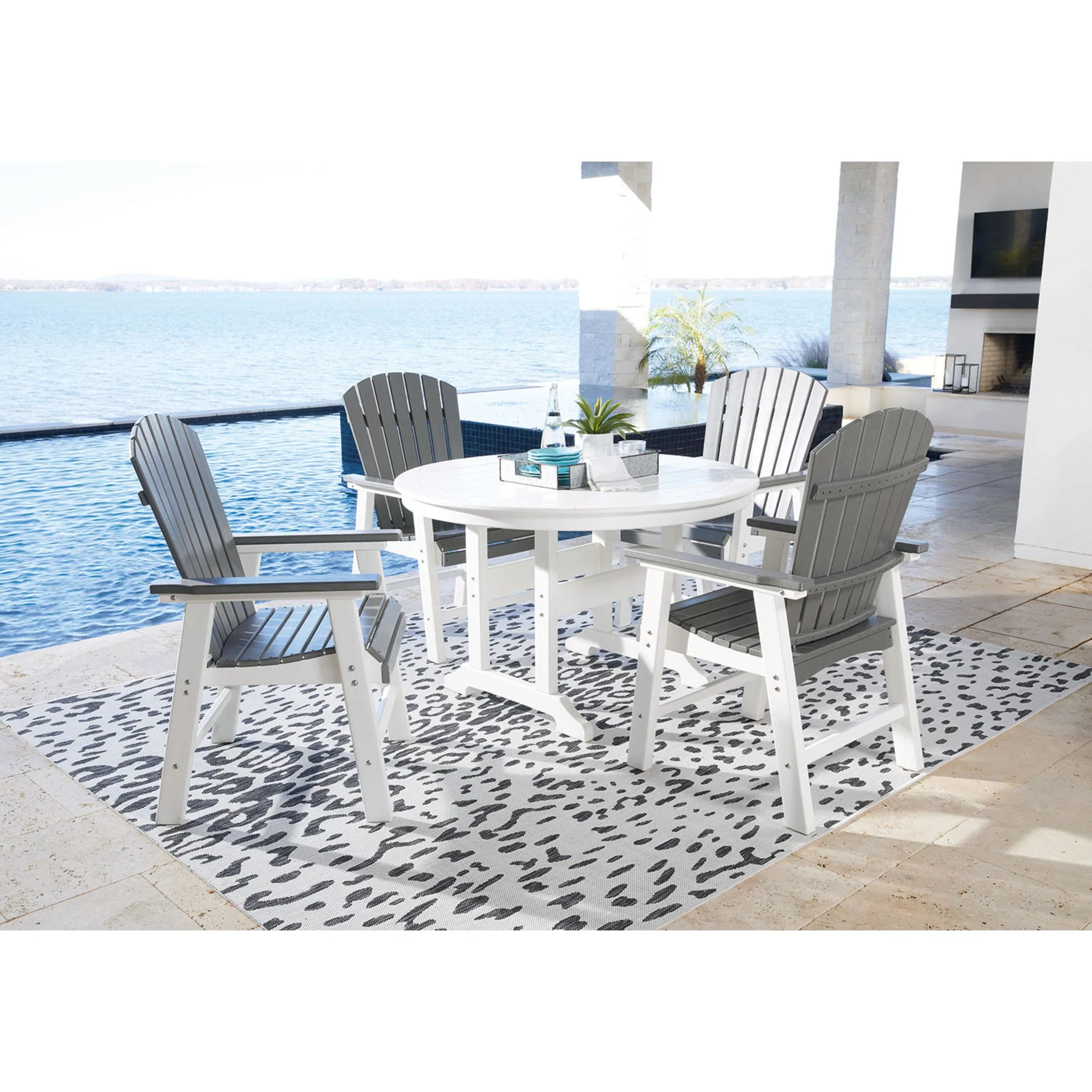Transville 5 Piece Outdoor Dining Set - Image 2