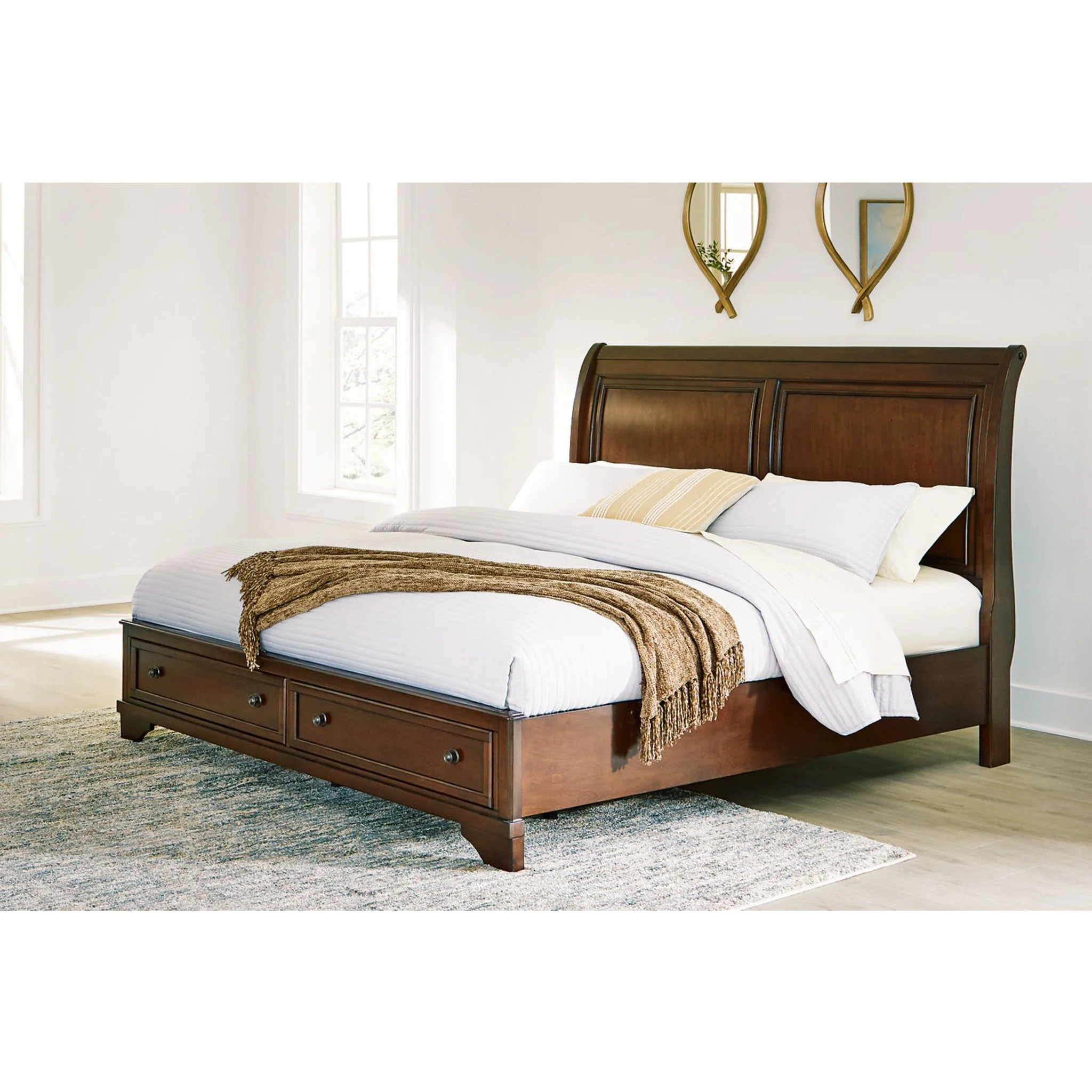 Trellington Sleigh Storage Bed - Image 2
