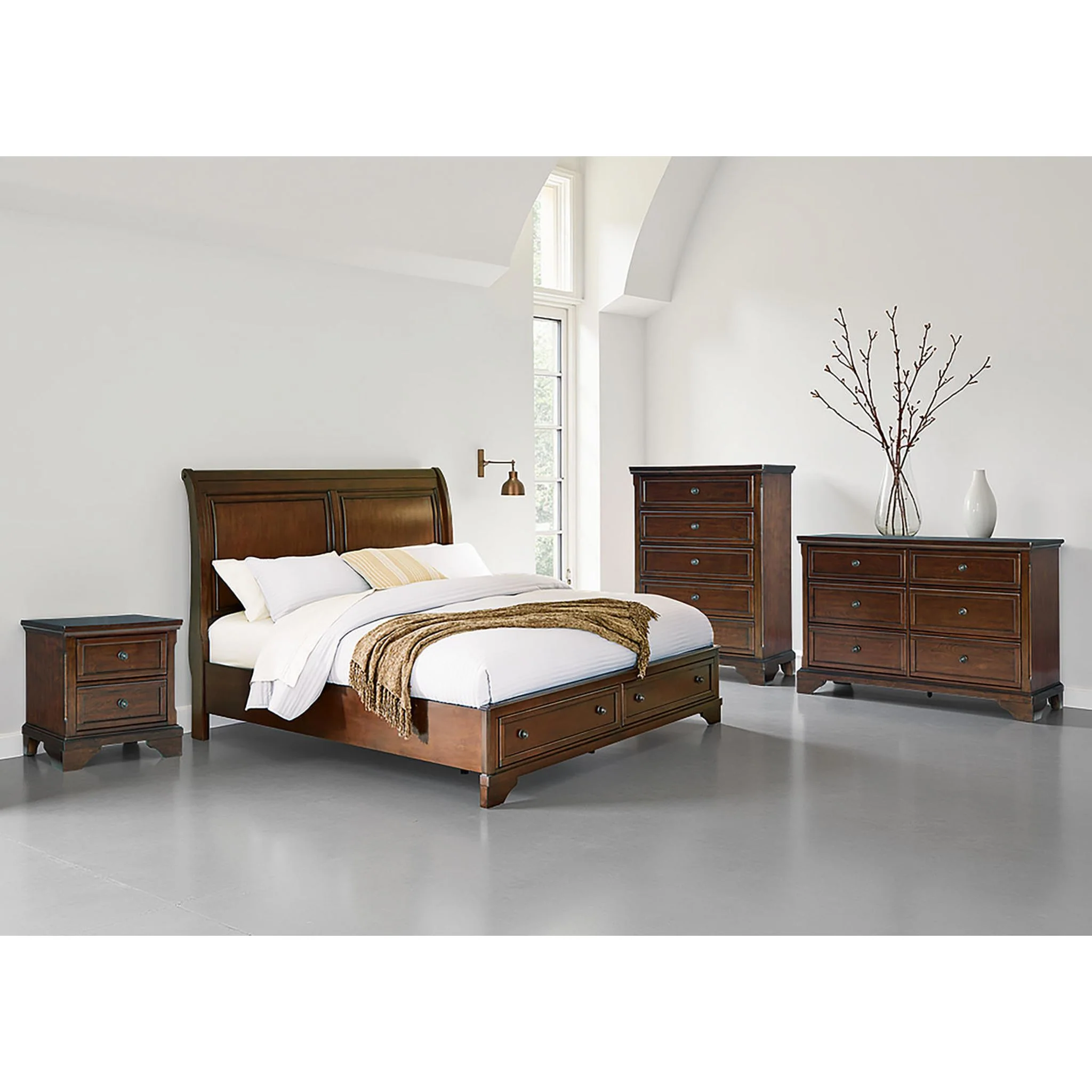 Trellington Sleigh Storage Bed - Image 3