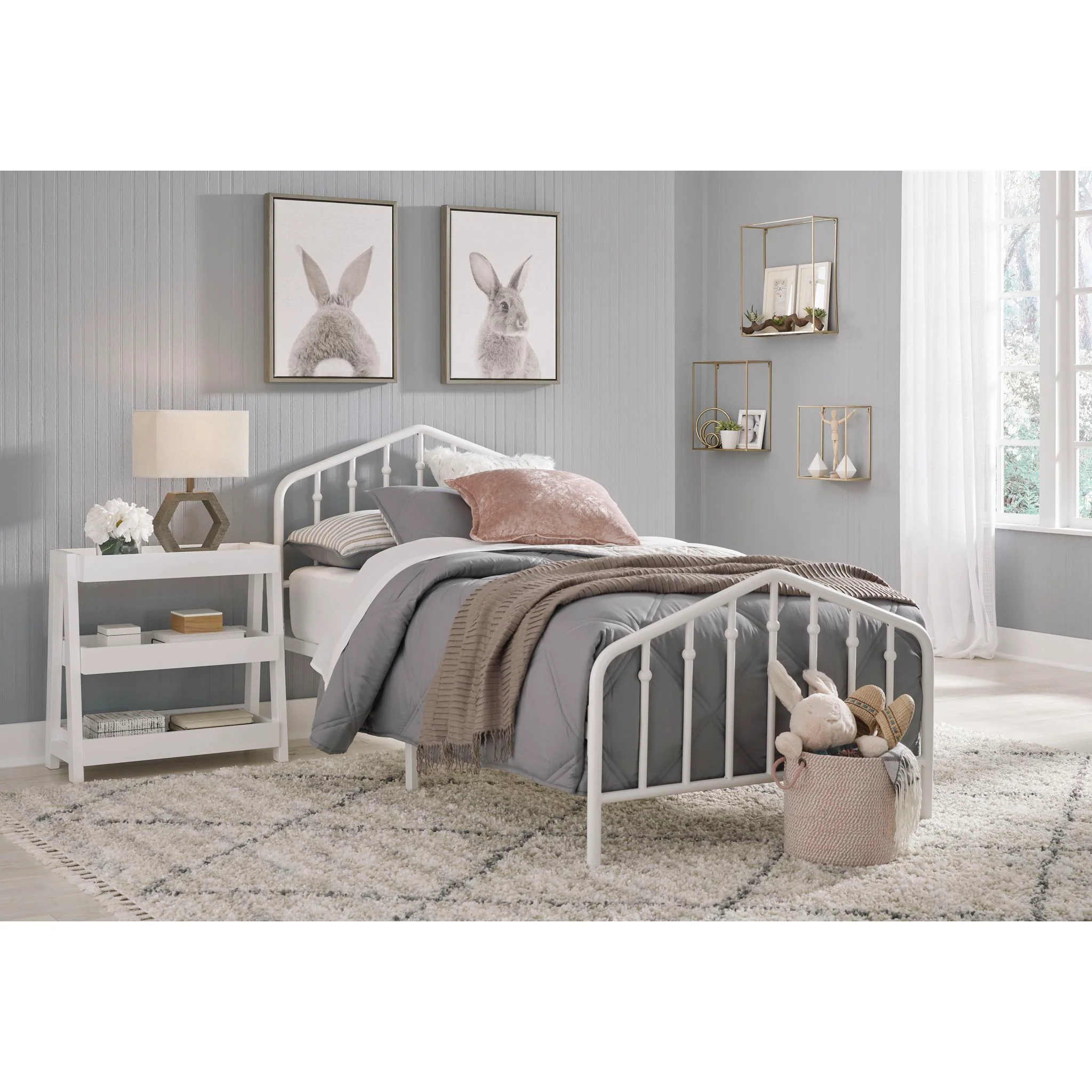 Trentlore Twin Metal Bed - Image 2